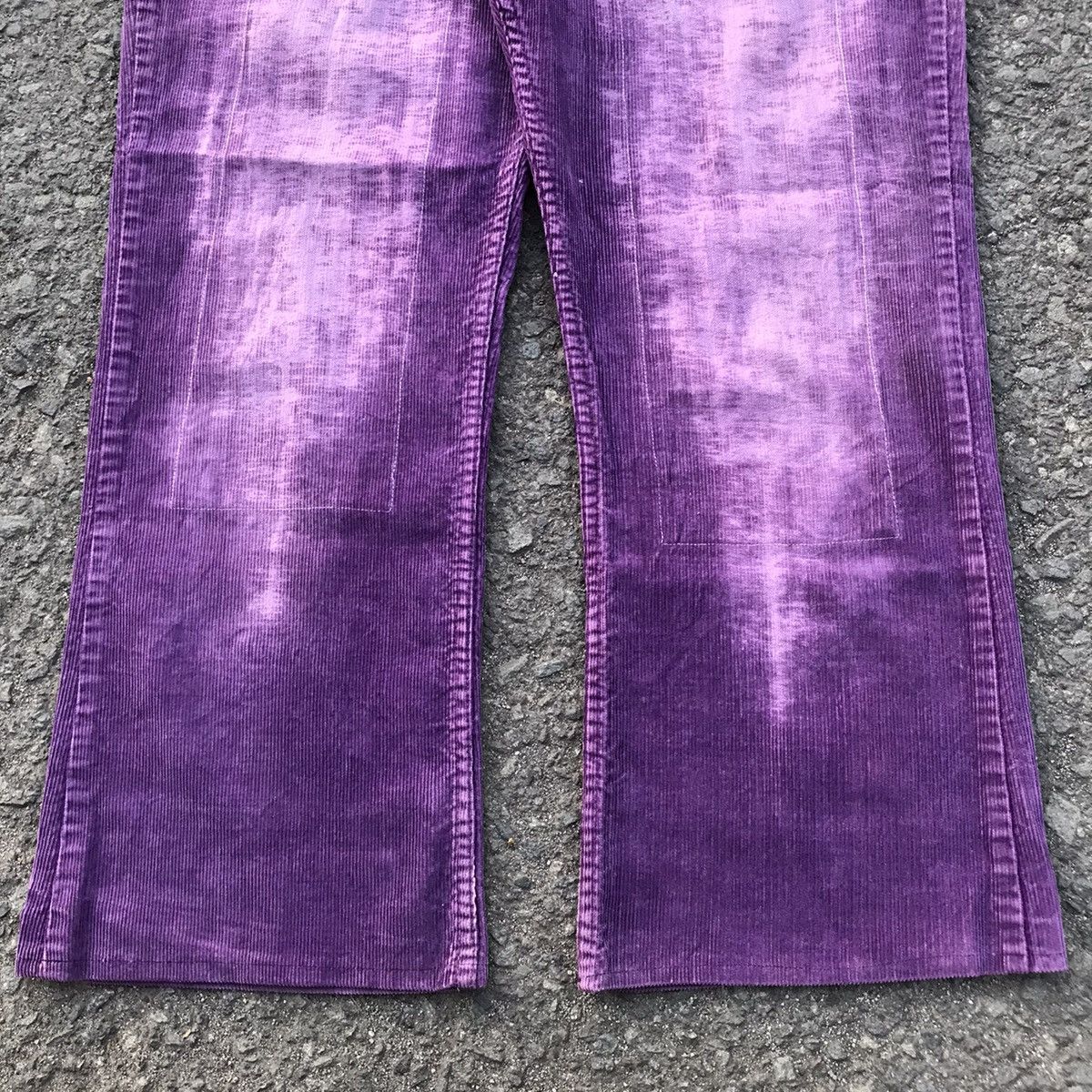 Levi's × Levi's Vintage Clothing × Vintage 💜 70/80s VINTAGE LEVIS 517 PURPLE FLARED CORDUROY PANTS 💜 Size US 32 / EU 48 - 5 Thumbnail
