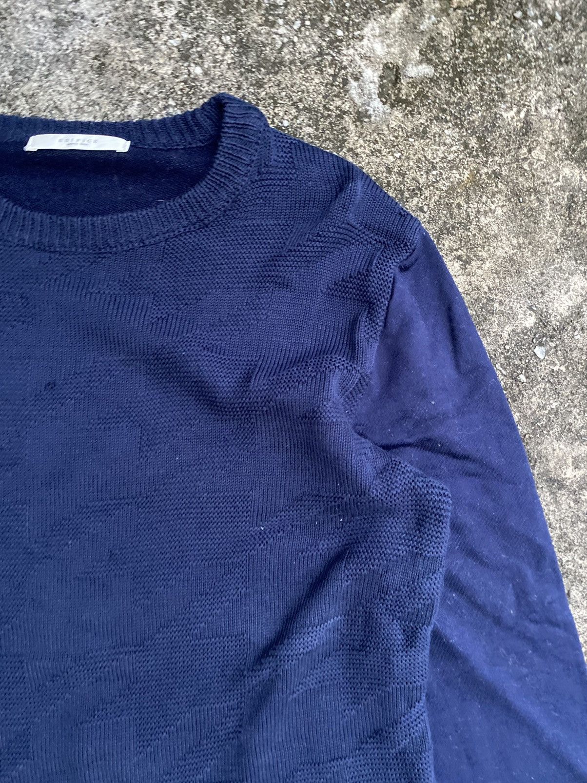 Edifice Japan Edifice Depuls 1994 Knitted Sweatshirt Size US L / EU 52-54 / 3 - 6 Thumbnail