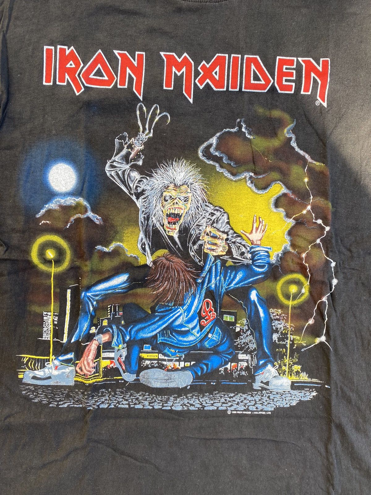 Band Tees Vintage 1991 Iron Maiden Tour tshirt Size US M / EU 48-50 / 2 - 2 Thumbnail