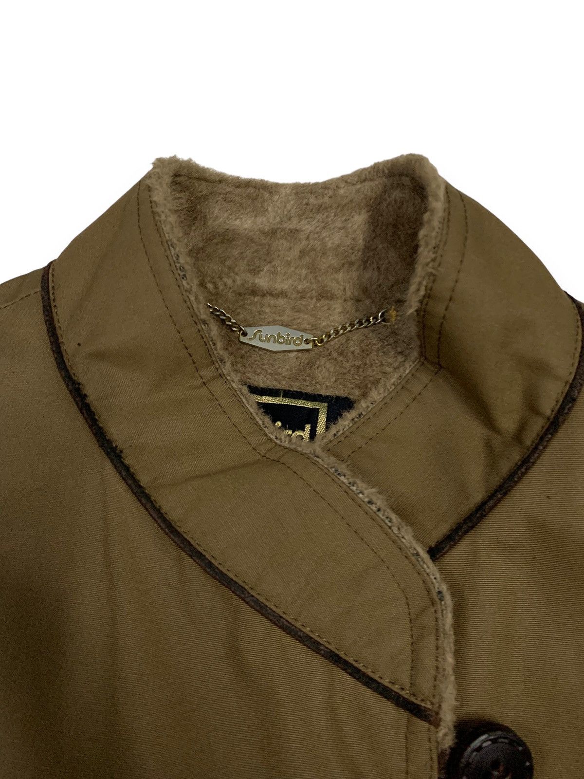 Other Japanese Brand Sunbird Onward Faux Fur-Lined Trench Coat Size L / US 10 / IT 46 - 5 Thumbnail