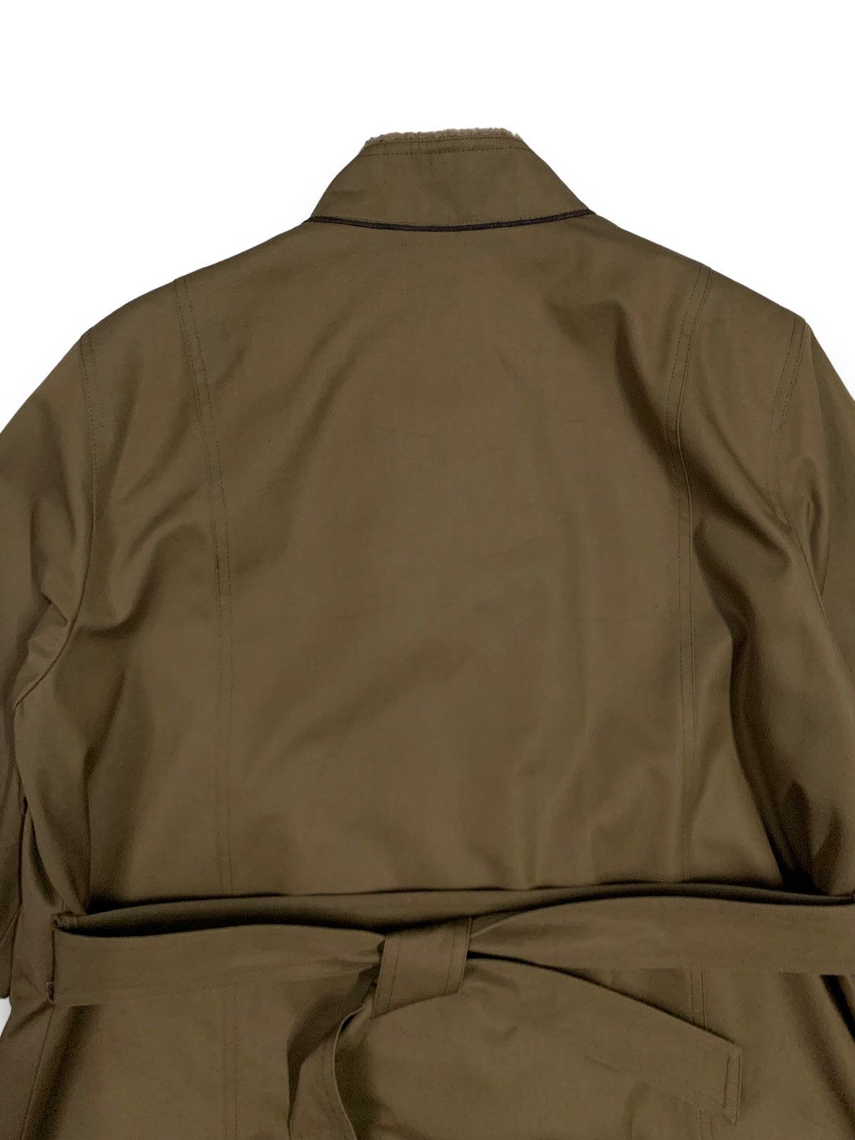 Other Japanese Brand Sunbird Onward Faux Fur-Lined Trench Coat Size L / US 10 / IT 46 - 14 Thumbnail