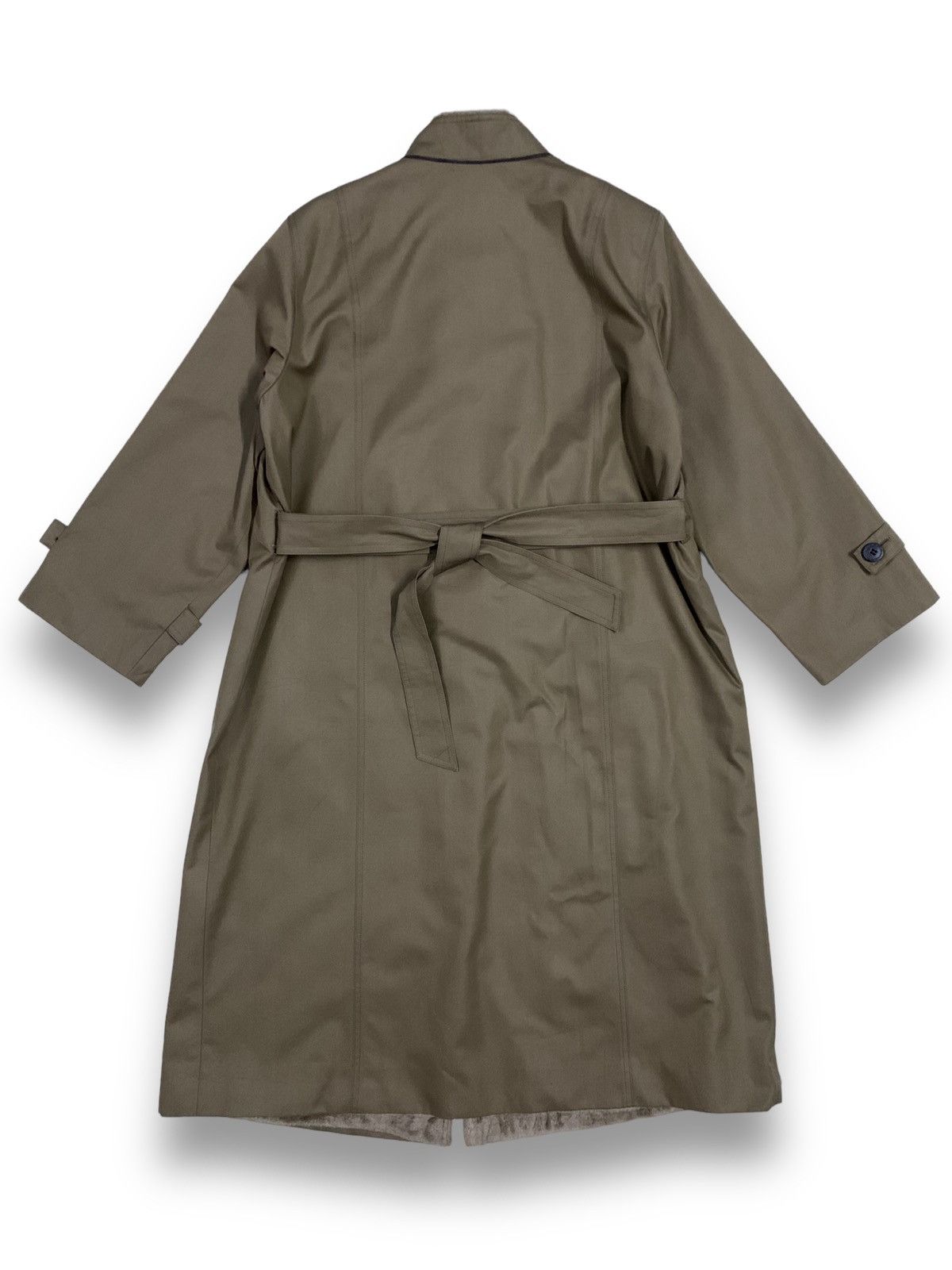 Other Japanese Brand Sunbird Onward Faux Fur-Lined Trench Coat Size L / US 10 / IT 46 - 3 Thumbnail