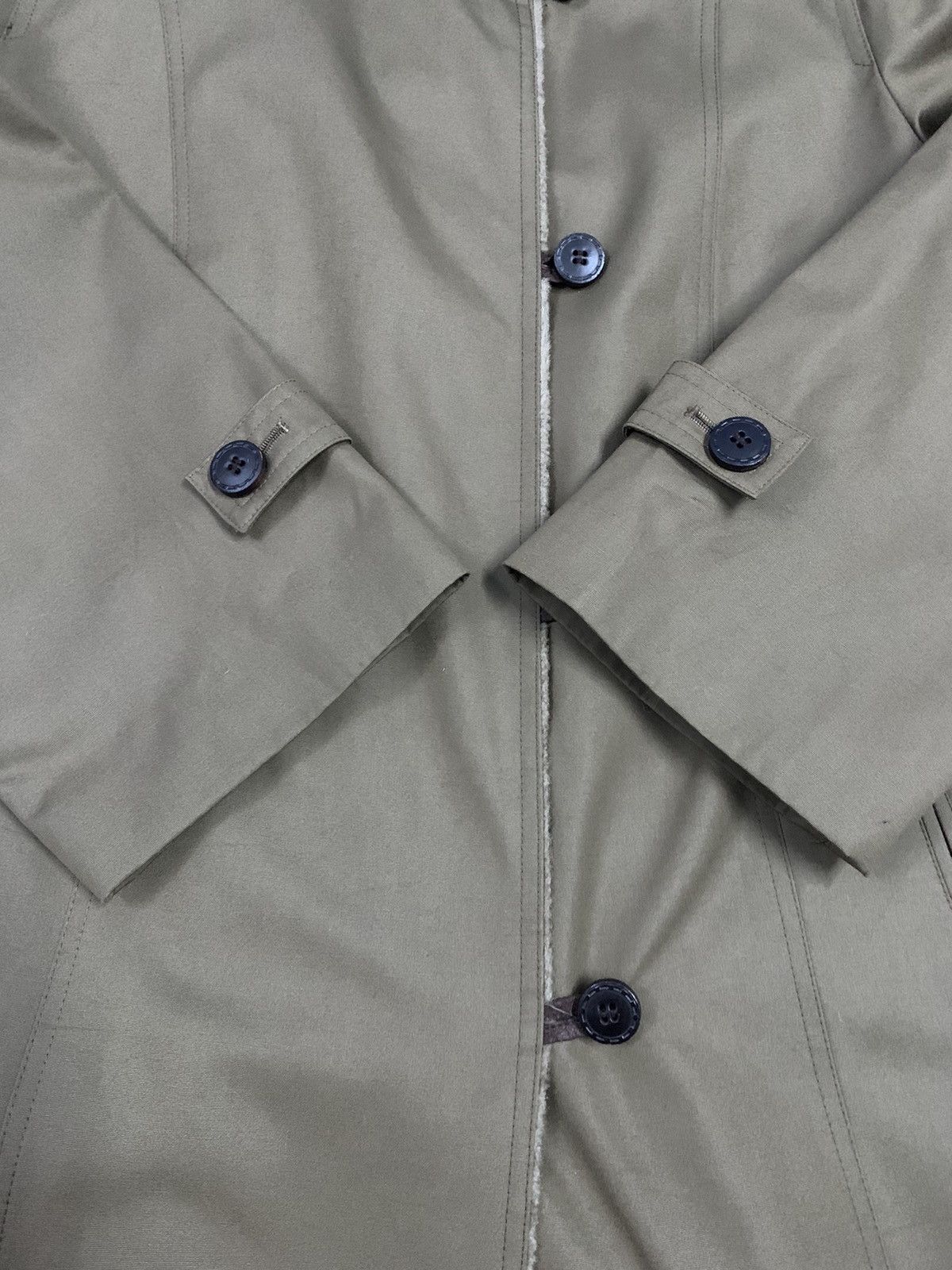 Other Japanese Brand Sunbird Onward Faux Fur-Lined Trench Coat Size L / US 10 / IT 46 - 11 Thumbnail