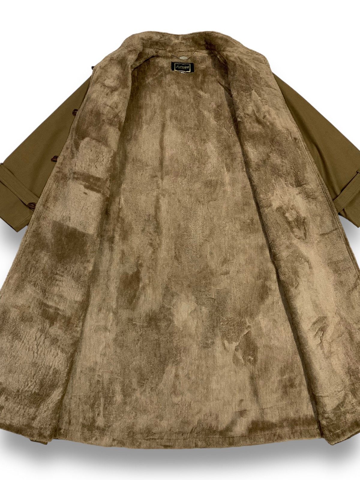Other Japanese Brand Sunbird Onward Faux Fur-Lined Trench Coat Size L / US 10 / IT 46 - 17 Thumbnail