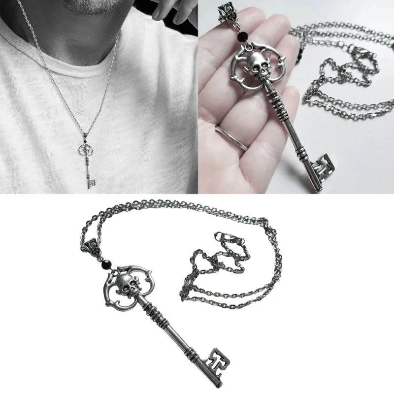 Vintage Skeleton Key Necklace Size ONE SIZE - 3 Thumbnail