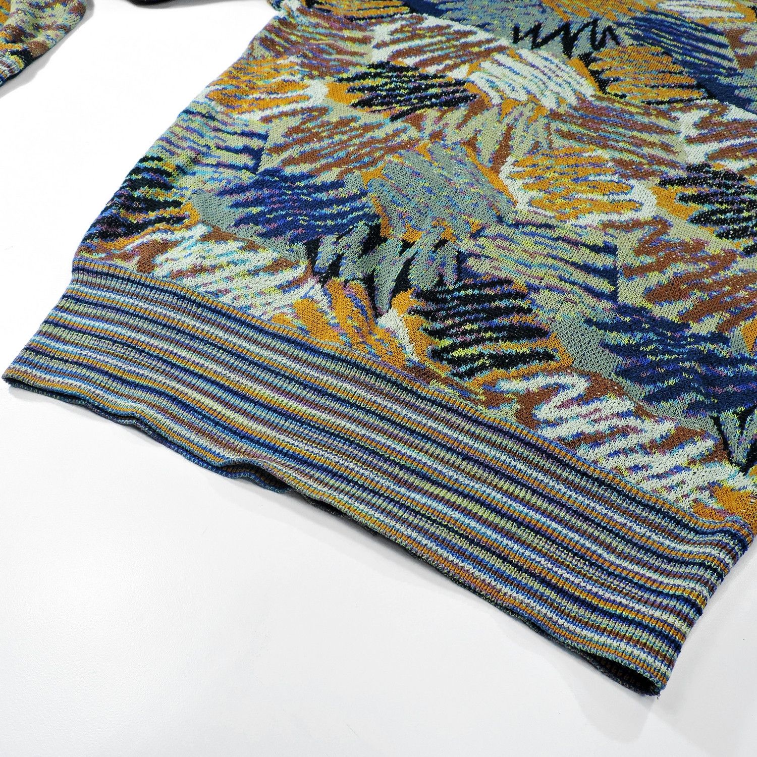 Missoni MISSONI GEOMETRIC SHAPES ZIG-ZAGS WAVES KNIT SWEATER Size US M / EU 48-50 / 2 - 6 Thumbnail