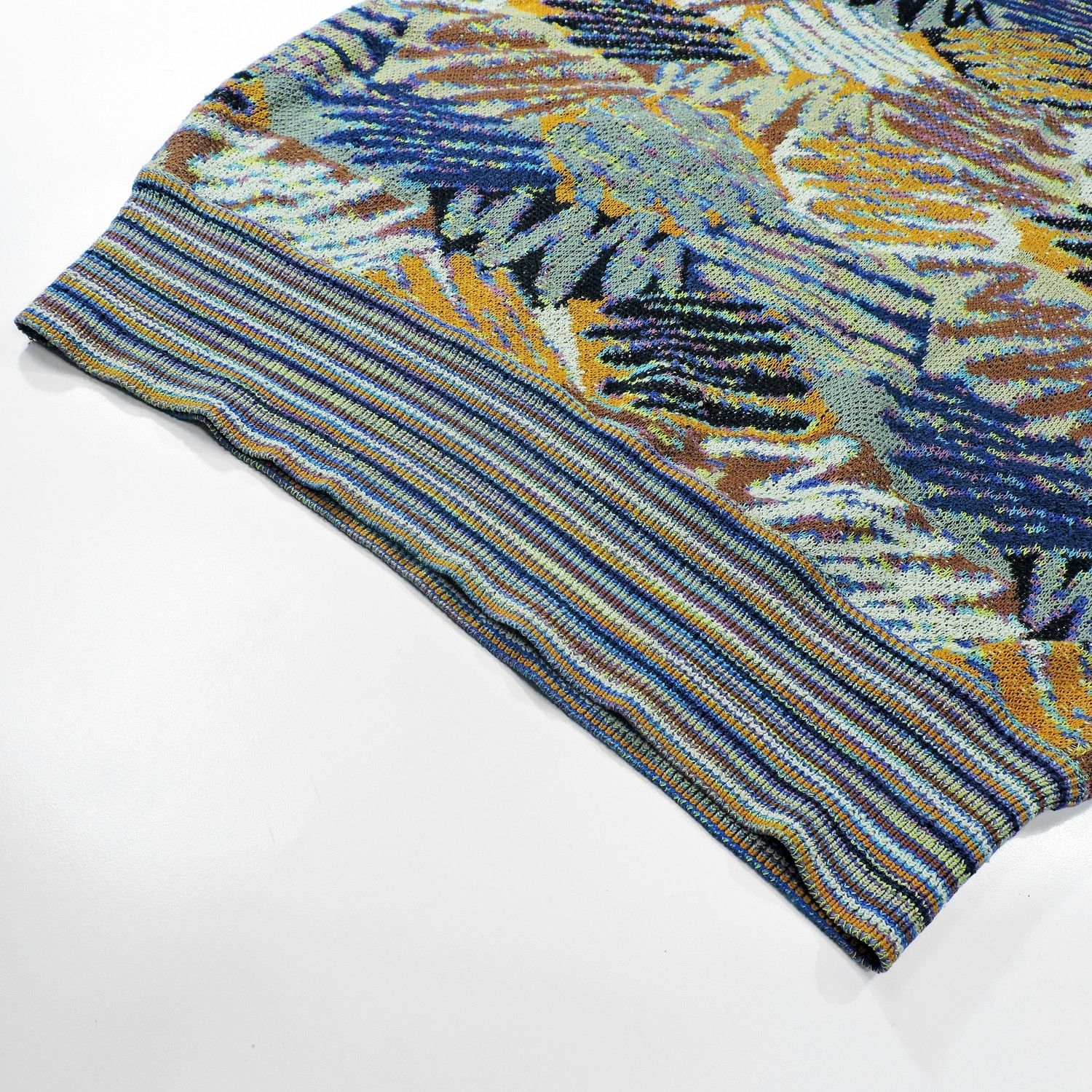Missoni MISSONI GEOMETRIC SHAPES ZIG-ZAGS WAVES KNIT SWEATER Size US M / EU 48-50 / 2 - 8 Thumbnail