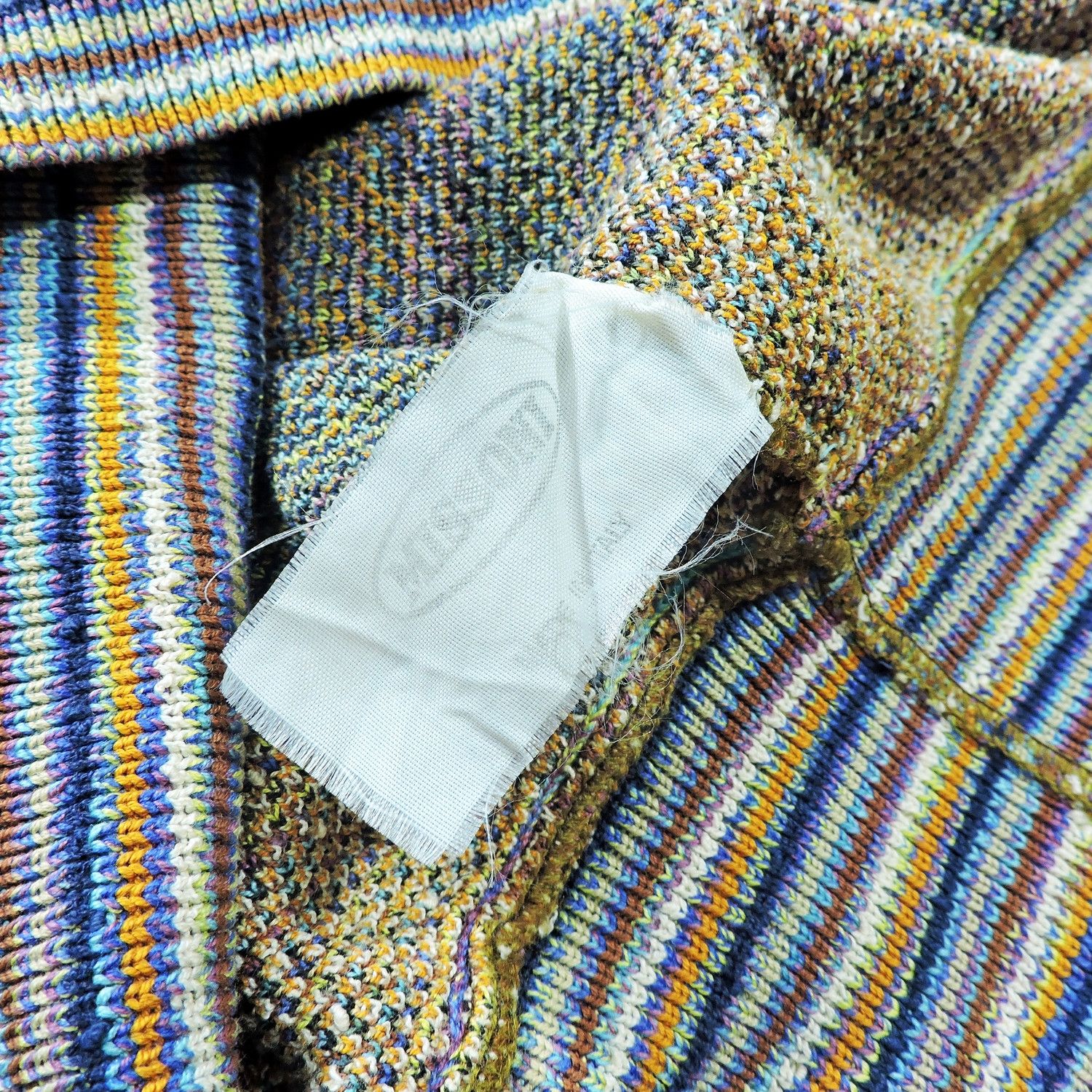 Missoni MISSONI GEOMETRIC SHAPES ZIG-ZAGS WAVES KNIT SWEATER Size US M / EU 48-50 / 2 - 4 Thumbnail