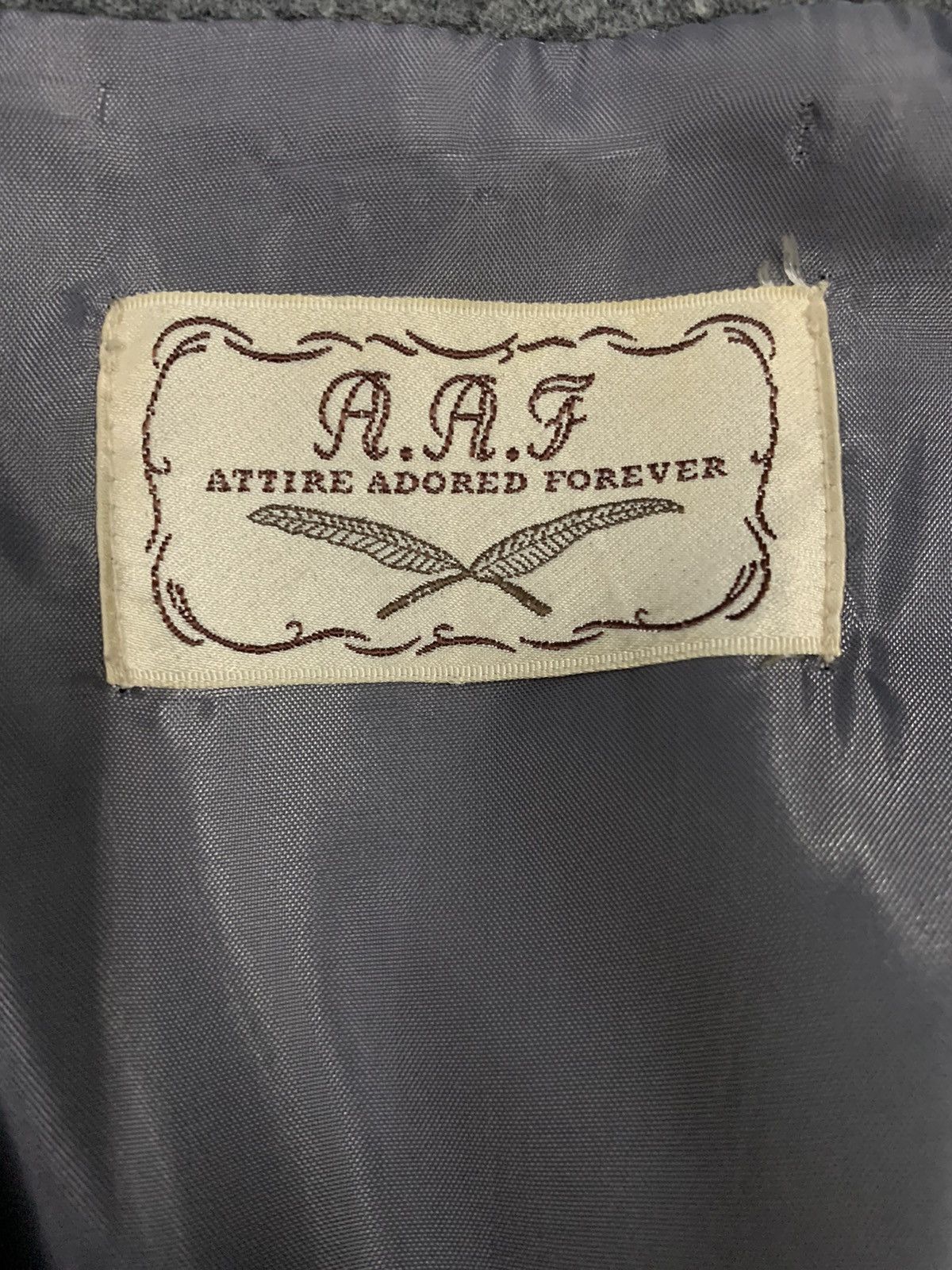 Japanese Brand Japanese Brand A.A.F Wool Double Breasted Peacoat Size L / US 10 / IT 46 - 15 Thumbnail