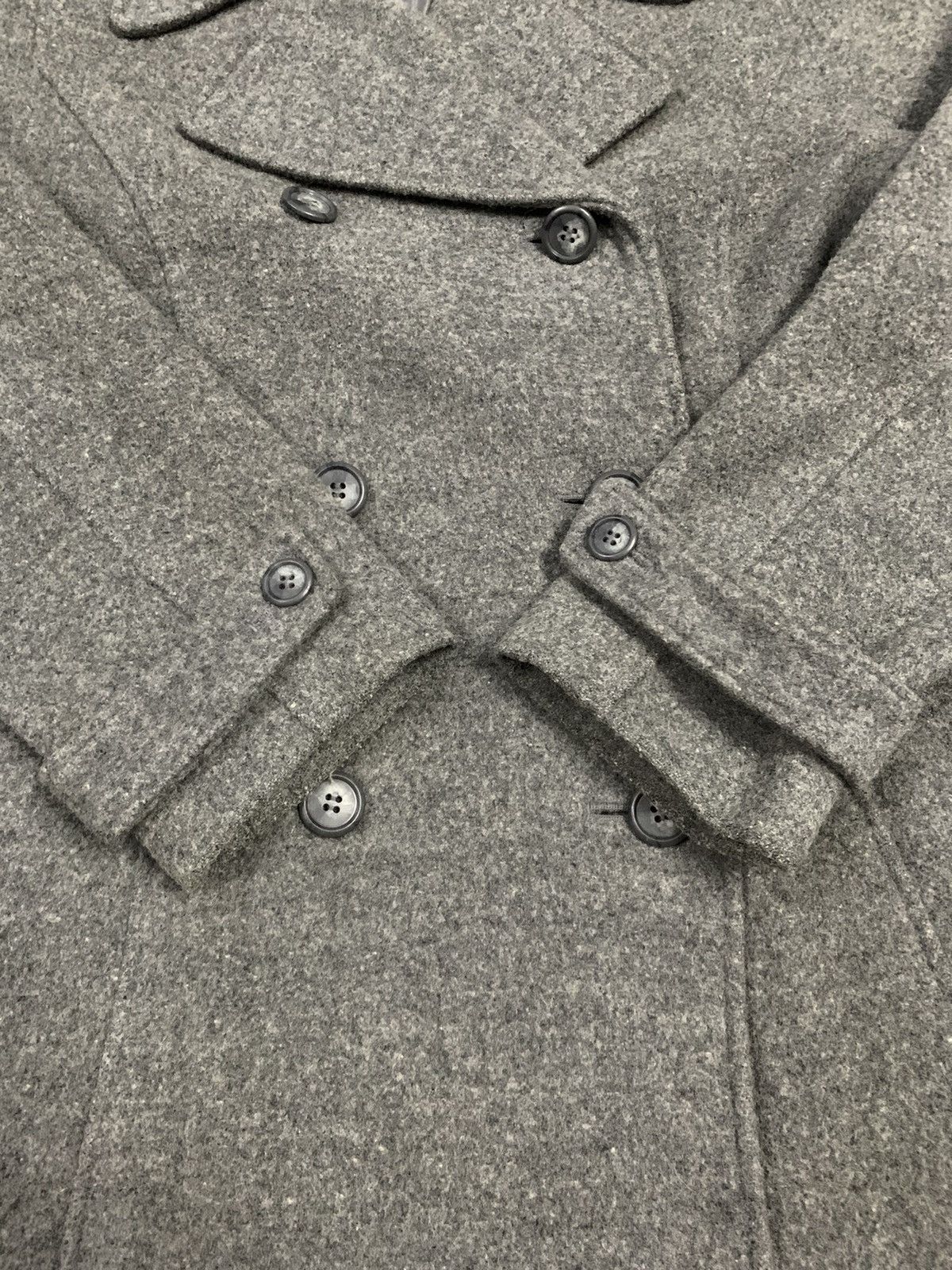 Japanese Brand Japanese Brand A.A.F Wool Double Breasted Peacoat Size L / US 10 / IT 46 - 8 Thumbnail