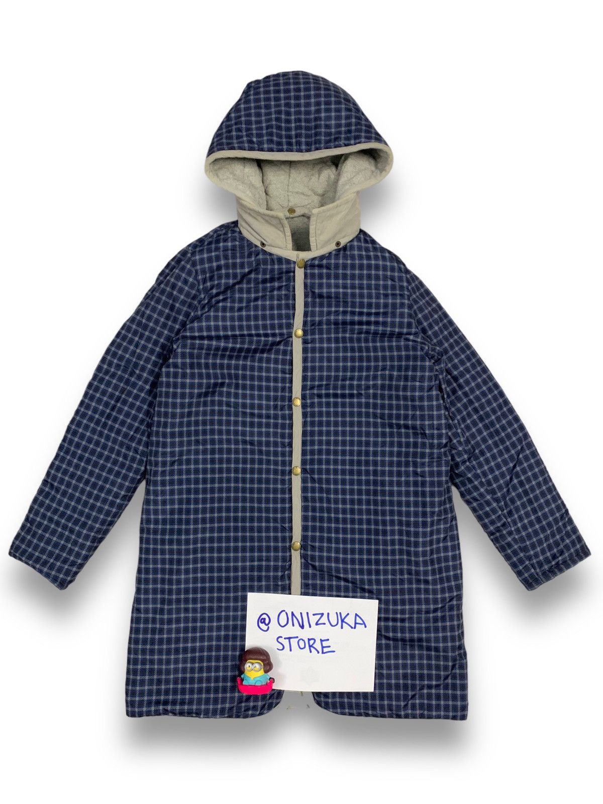 Beams Plus Japanese Brand B.Ming by Beams Quilted Wool Coat Jacket Size L / US 10 / IT 46 - 3 Thumbnail