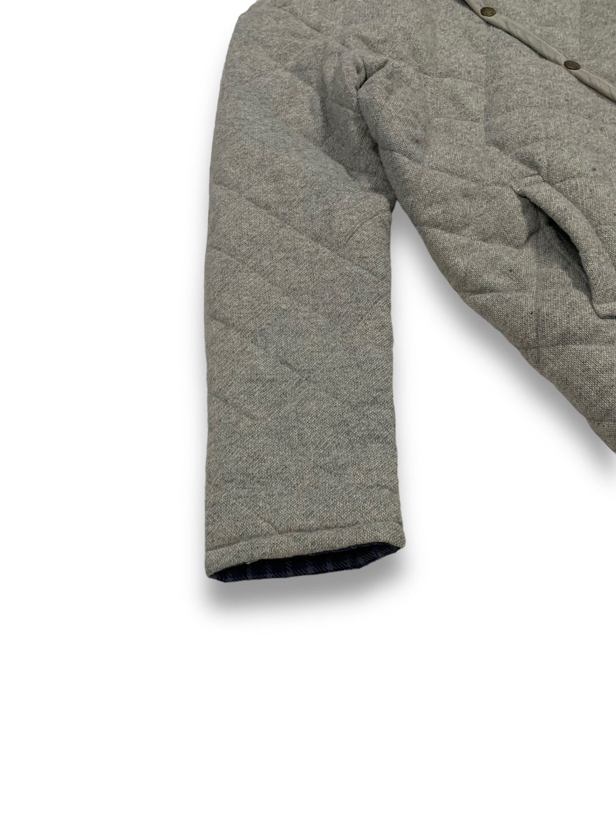 Beams Plus Japanese Brand B.Ming by Beams Quilted Wool Coat Jacket Size L / US 10 / IT 46 - 11 Thumbnail