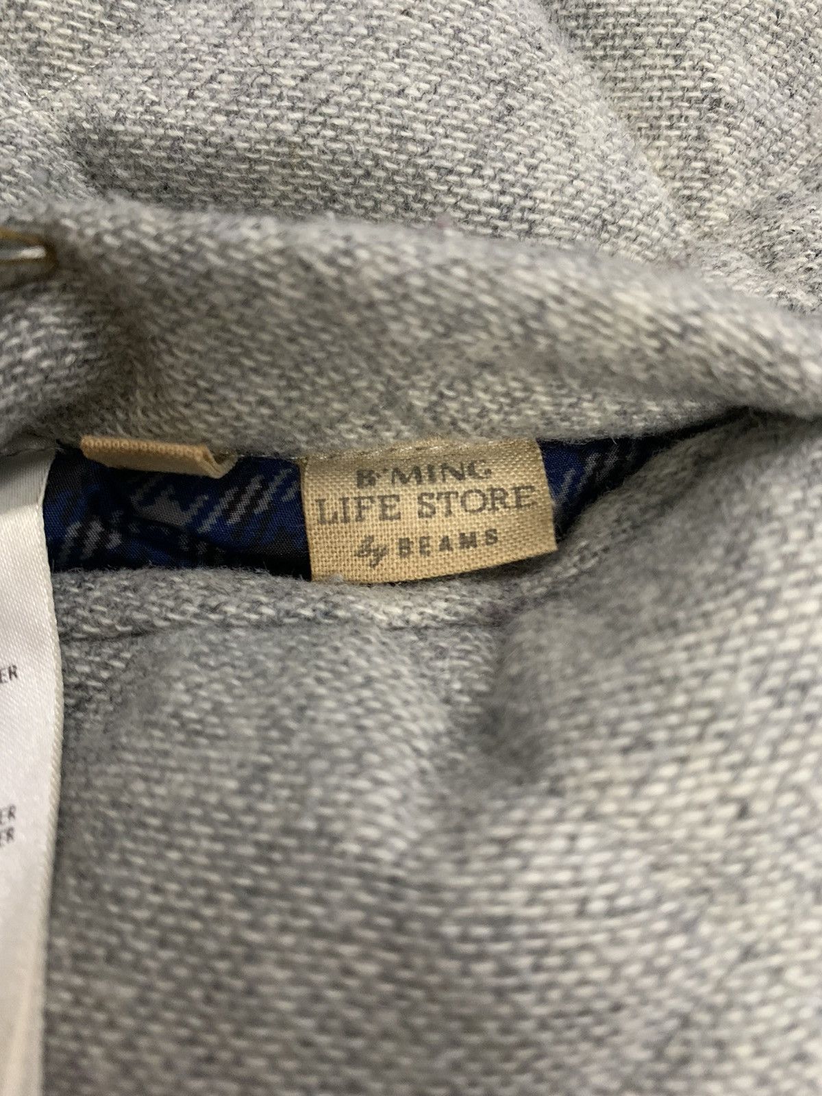 Beams Plus Japanese Brand B.Ming by Beams Quilted Wool Coat Jacket Size L / US 10 / IT 46 - 15 Thumbnail