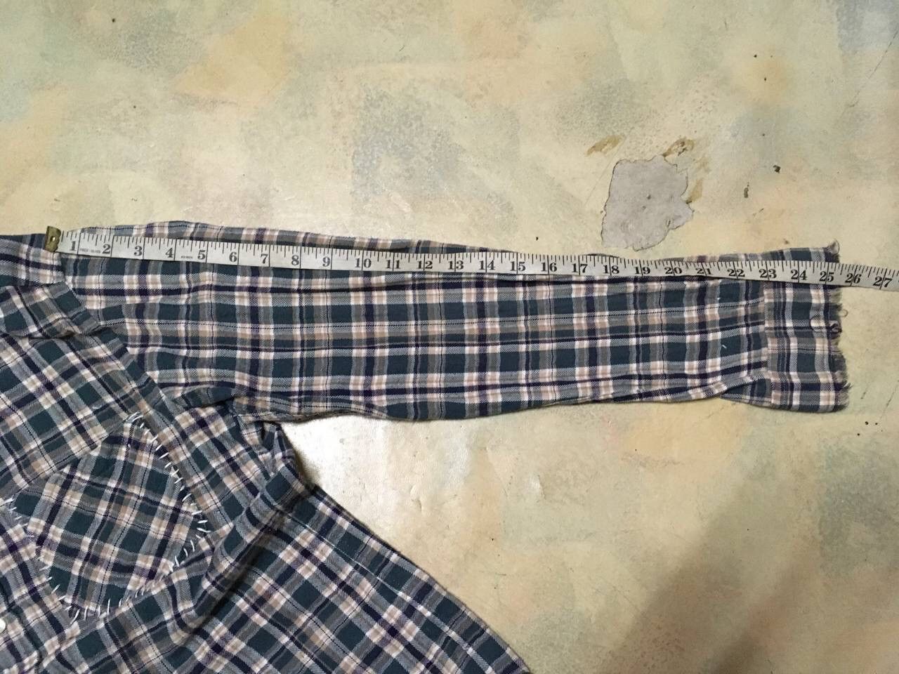 PPFM PPFM Green Tartan Distressed Style Button Up Shirt Size US M / EU 48-50 / 2 - 11 Thumbnail