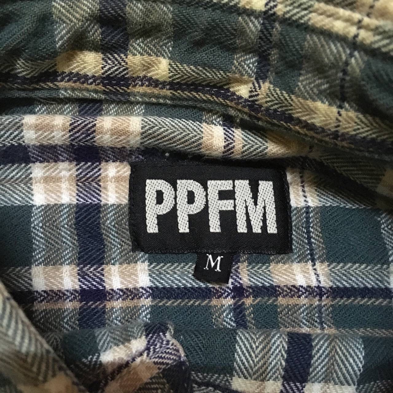 PPFM PPFM Green Tartan Distressed Style Button Up Shirt Size US M / EU 48-50 / 2 - 3 Thumbnail