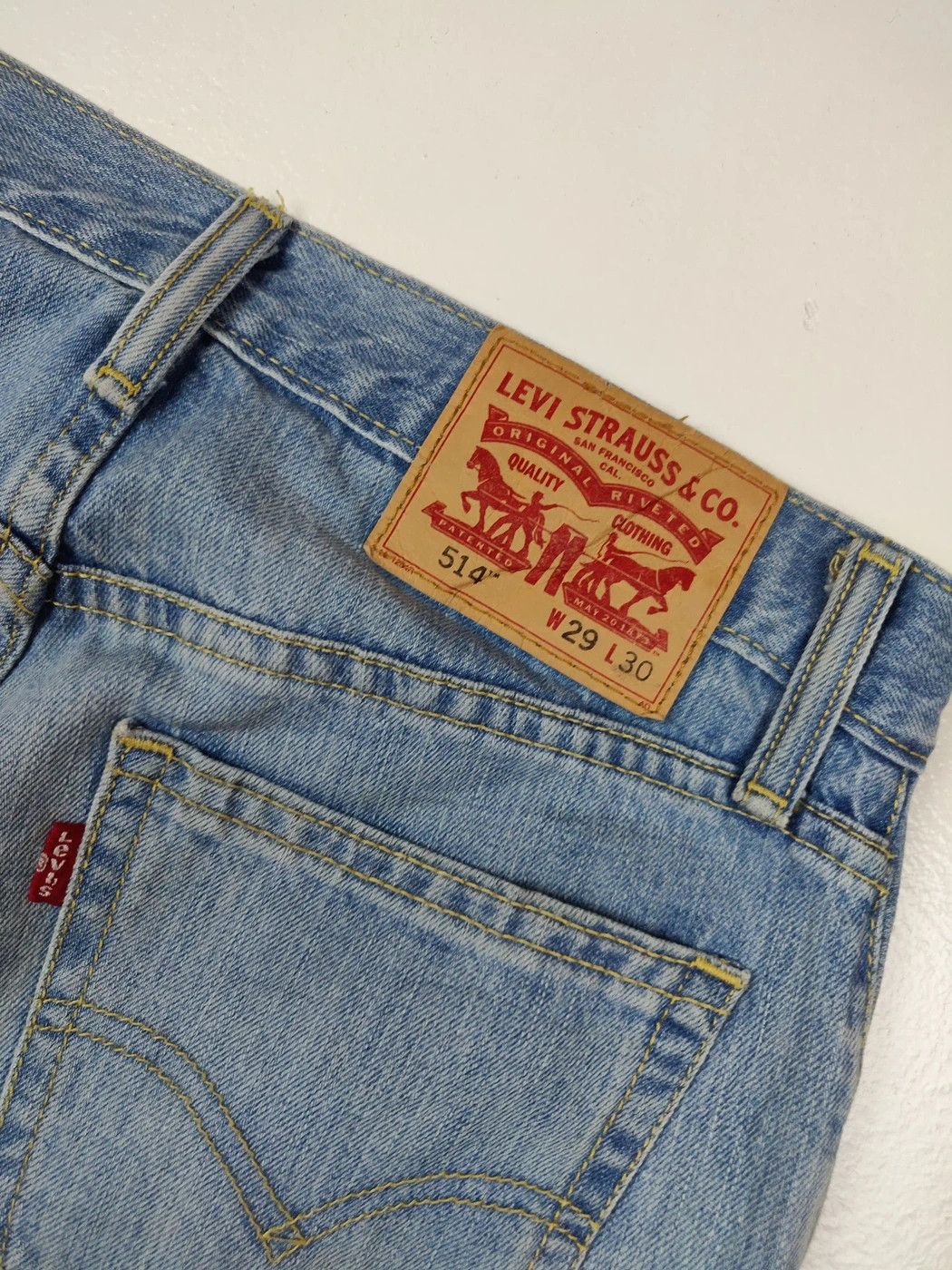 Levi's Levi's 514 Regular Straight Denim Jeans Bottom Trouser Size US 30 / EU 46 - 9 Thumbnail