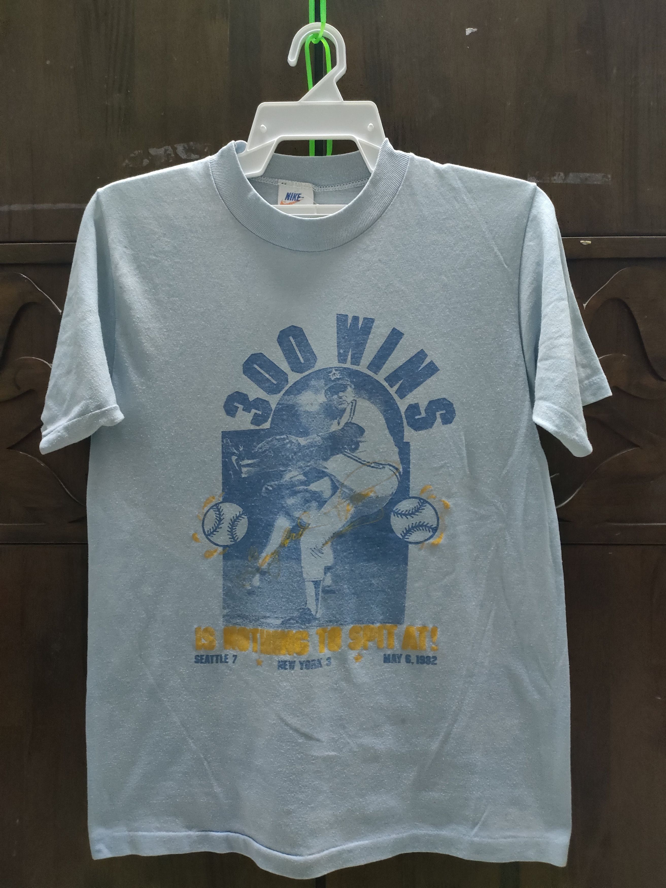 Nike × Vintage Vintage Nike Orang Blue Tag Baseball Sport Tee Size US M / EU 48-50 / 2 - 1 Thumbnail