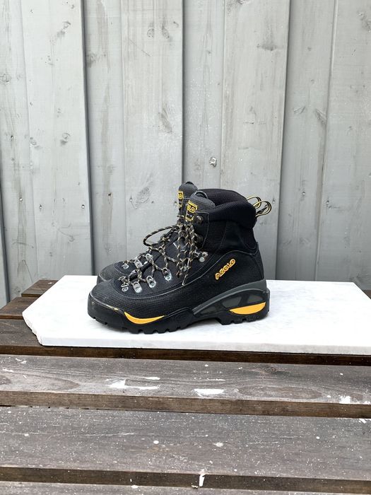 Vasque Asolo MTF 600 Alpine Black Hiking Boots Vibram Sole 8.5