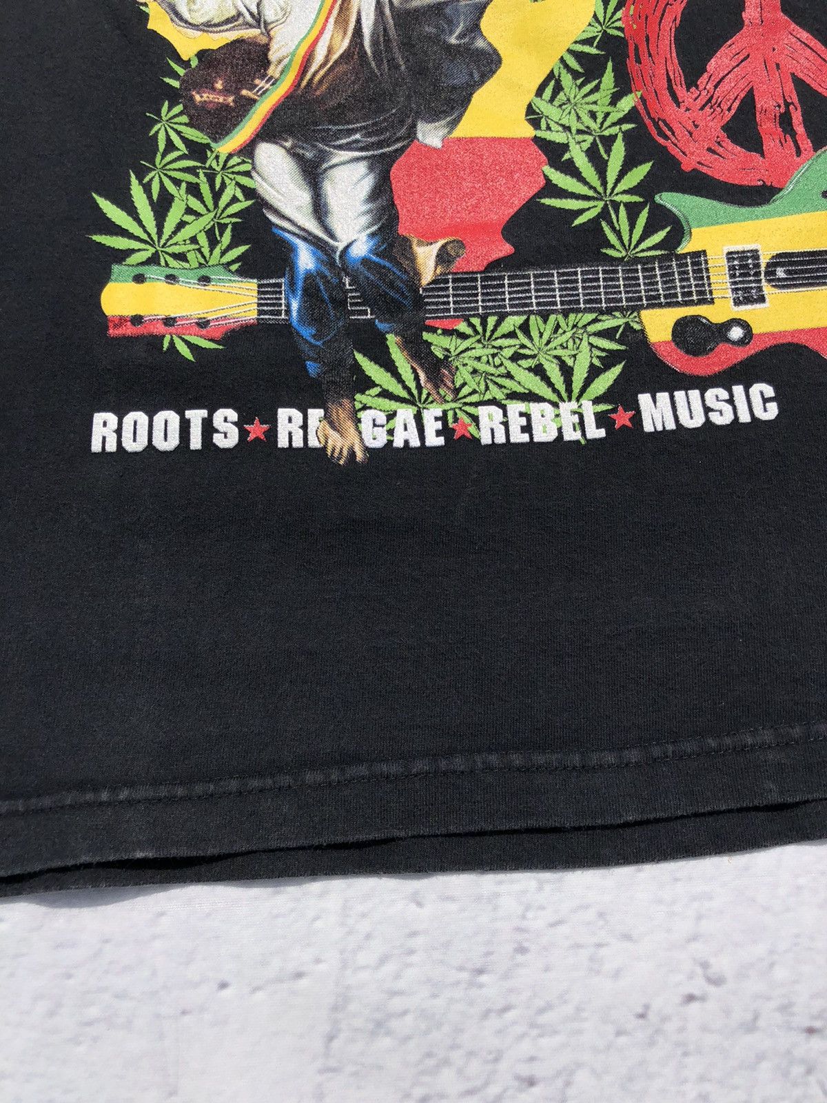 Band Tees Vintage 90s Bob Marley Buffalo Jamaica Zion Bootleg Tee Size US L / EU 52-54 / 3 - 8 Thumbnail