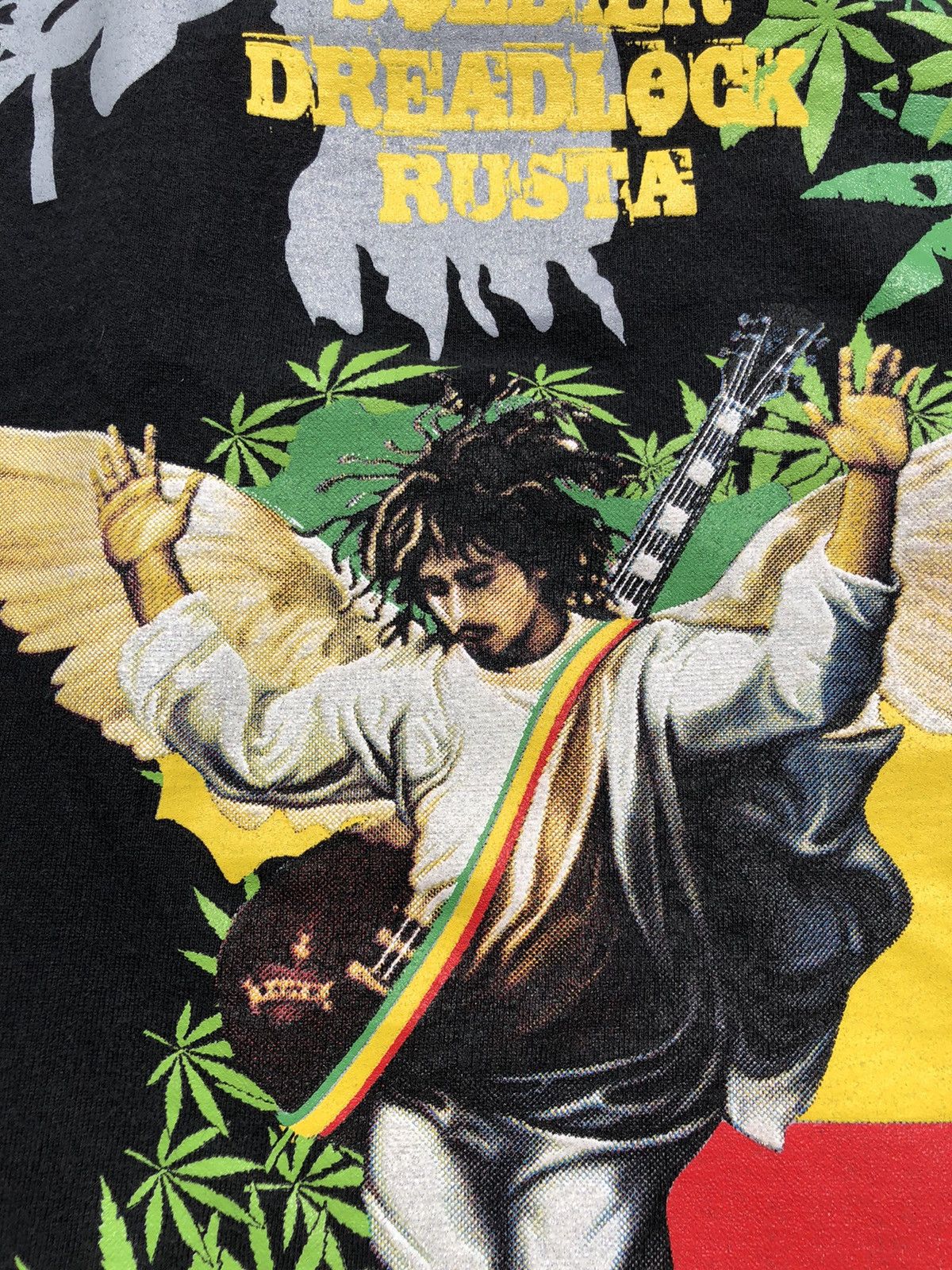 Band Tees Vintage 90s Bob Marley Buffalo Jamaica Zion Bootleg Tee Size US L / EU 52-54 / 3 - 5 Thumbnail