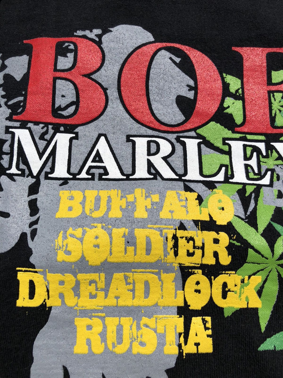 Band Tees Vintage 90s Bob Marley Buffalo Jamaica Zion Bootleg Tee Size US L / EU 52-54 / 3 - 6 Thumbnail