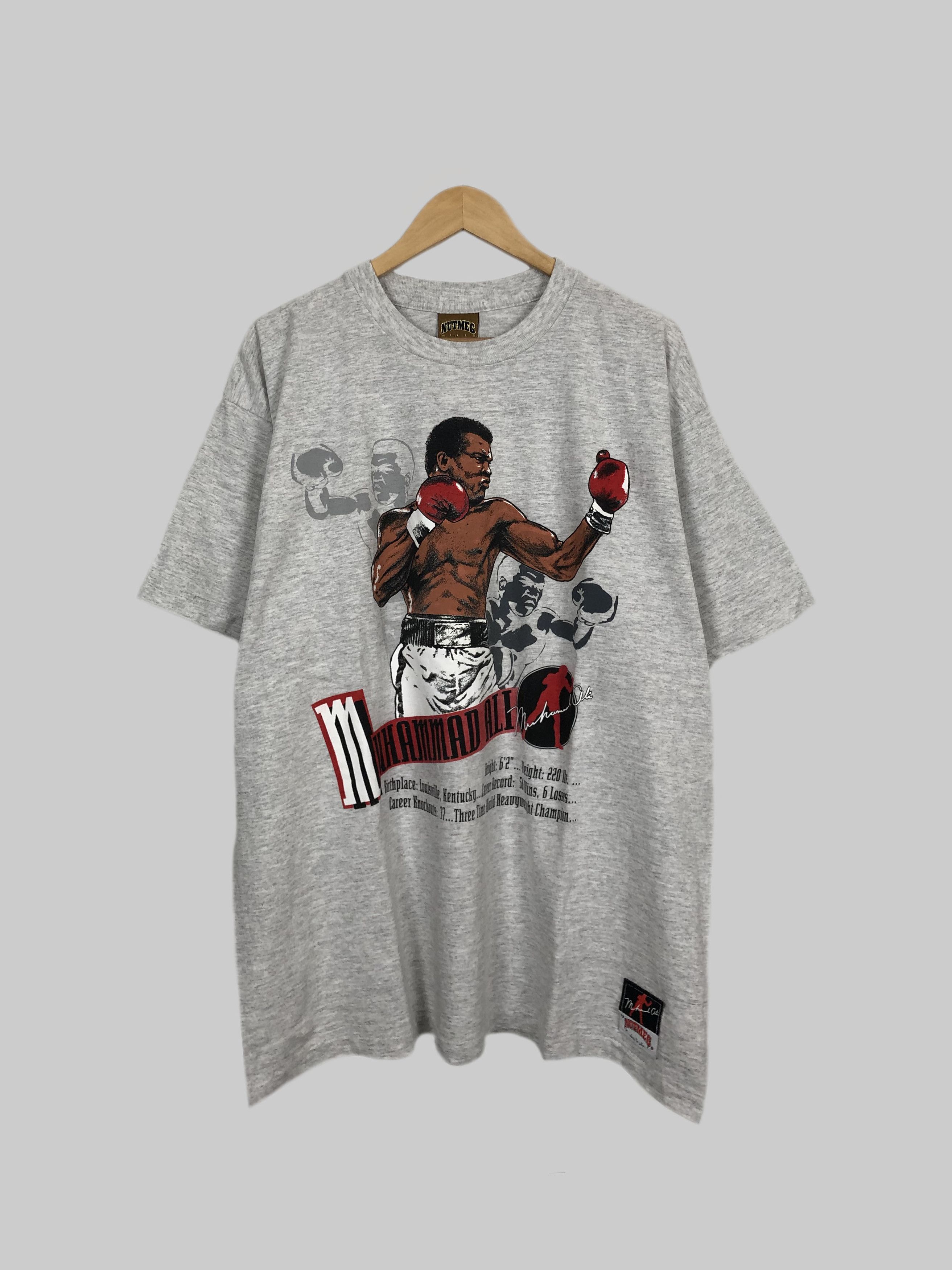 Nutmeg Vintage 90s Muhammad Ali (Mike Tyson Malcolm X Foreman) Size US XL / EU 56 / 4 - 1 Thumbnail