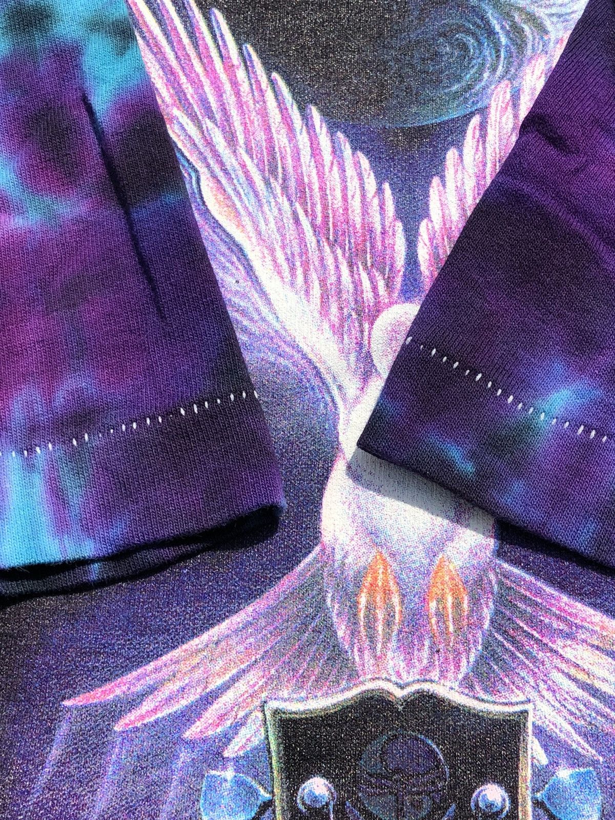 Band Tees Vintage 90s Woodstock Music Festival Tie Dye Tee (The Doors Size US XL / EU 56 / 4 - 7 Thumbnail