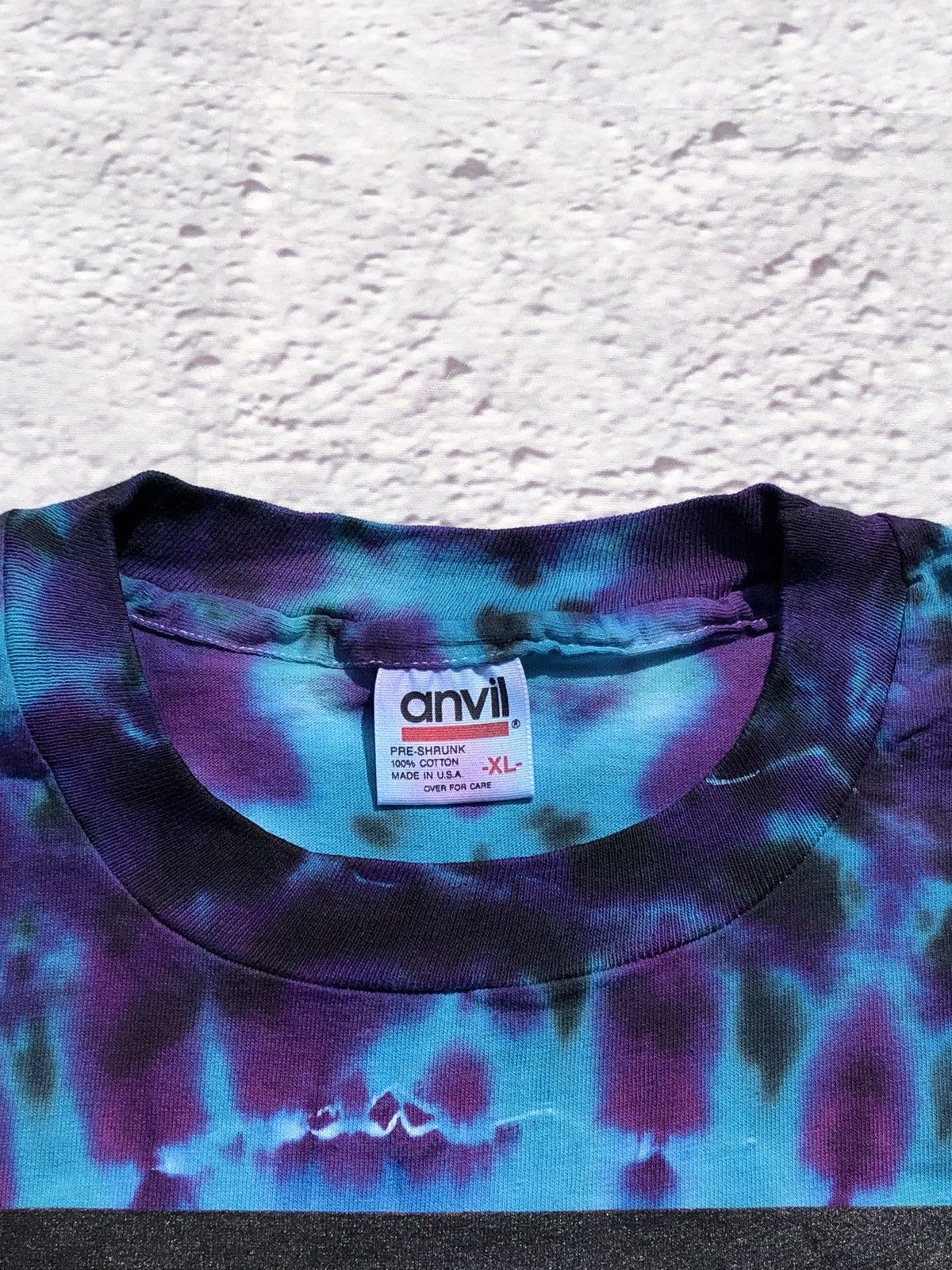 Band Tees Vintage 90s Woodstock Music Festival Tie Dye Tee (The Doors Size US XL / EU 56 / 4 - 9 Thumbnail
