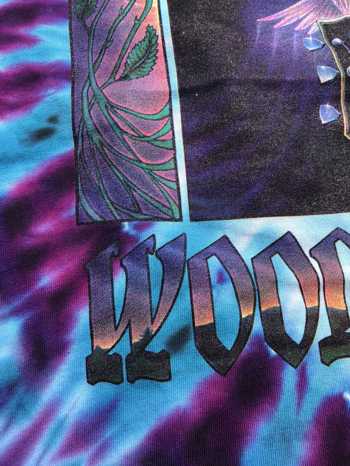 Band Tees Vintage 90s Woodstock Music Festival Tie Dye Tee (The Doors Size US XL / EU 56 / 4 - 5 Thumbnail
