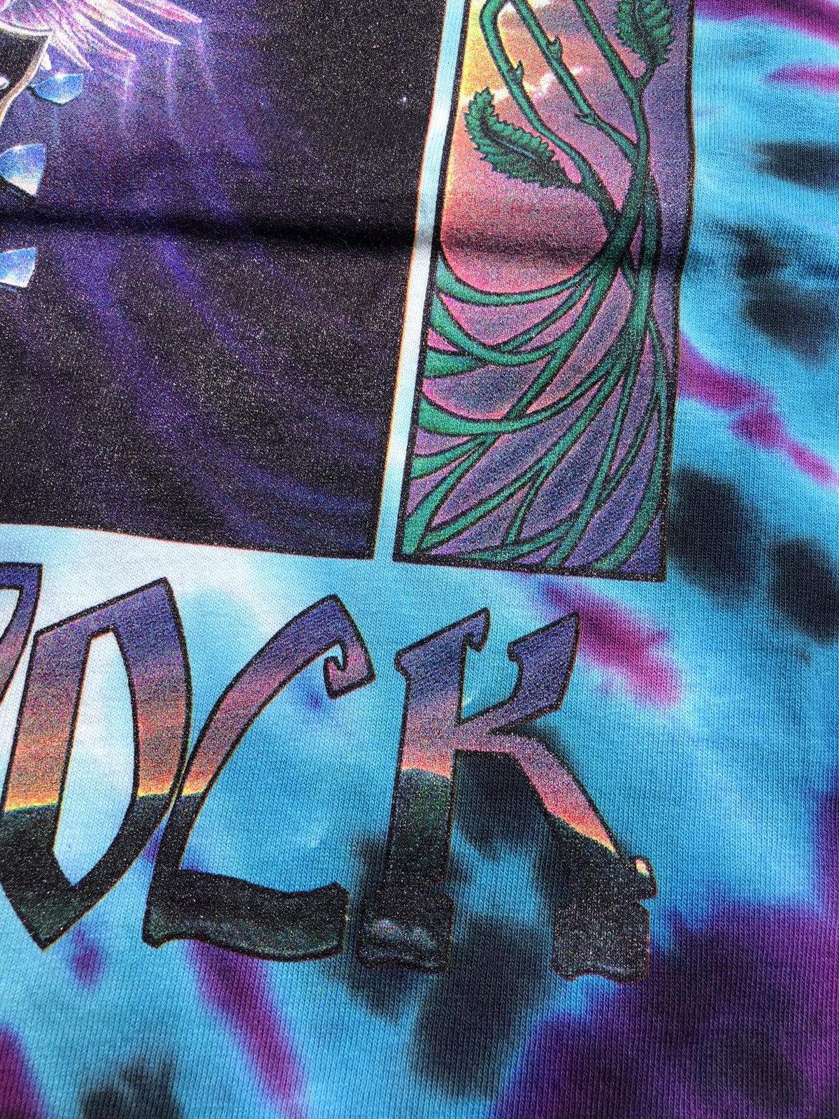 Band Tees Vintage 90s Woodstock Music Festival Tie Dye Tee (The Doors Size US XL / EU 56 / 4 - 6 Thumbnail