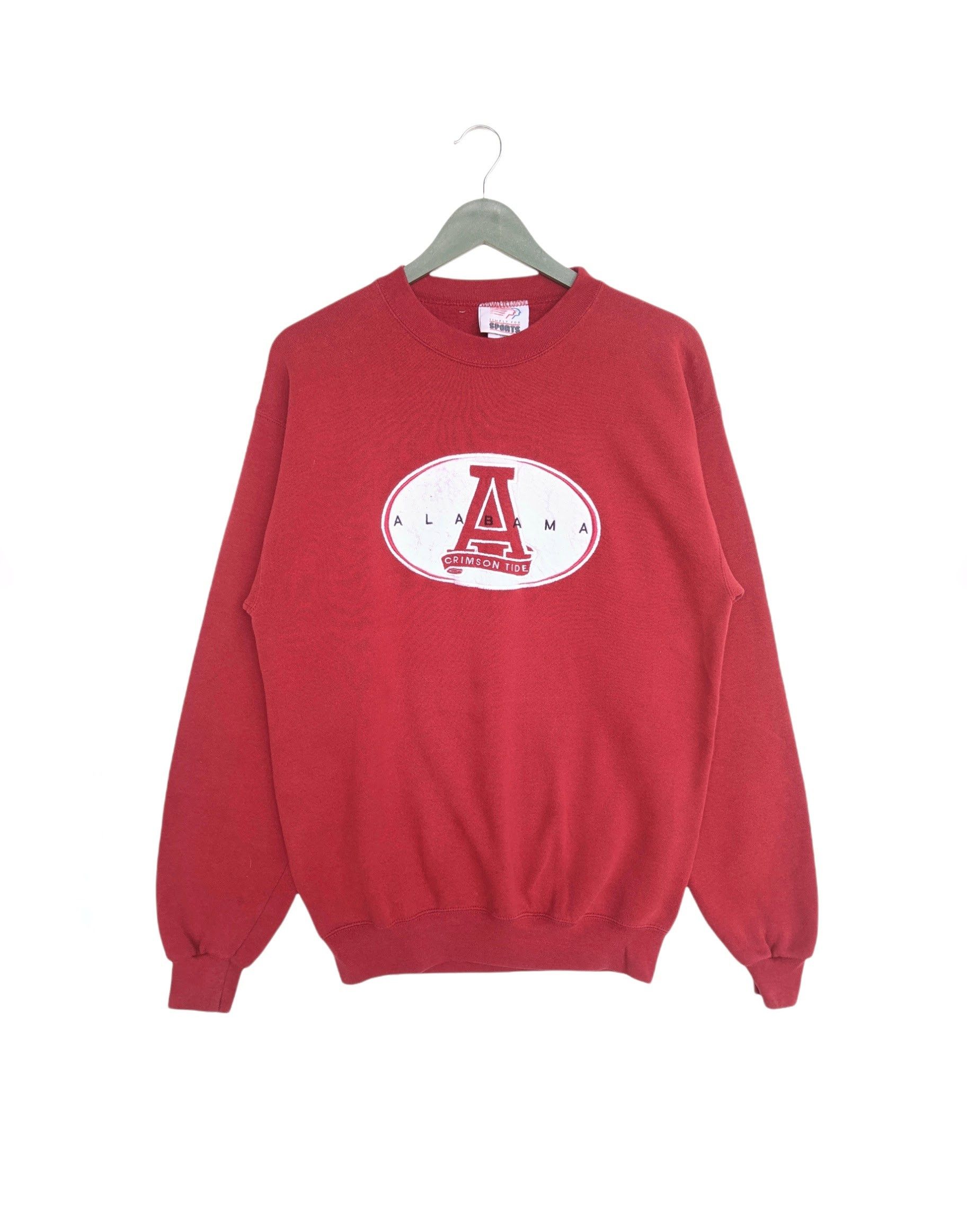Vintage Vintage 90s Alabama Crimson Tide Sweatshirt Size US M / EU 48-50 / 2 - 1 Thumbnail