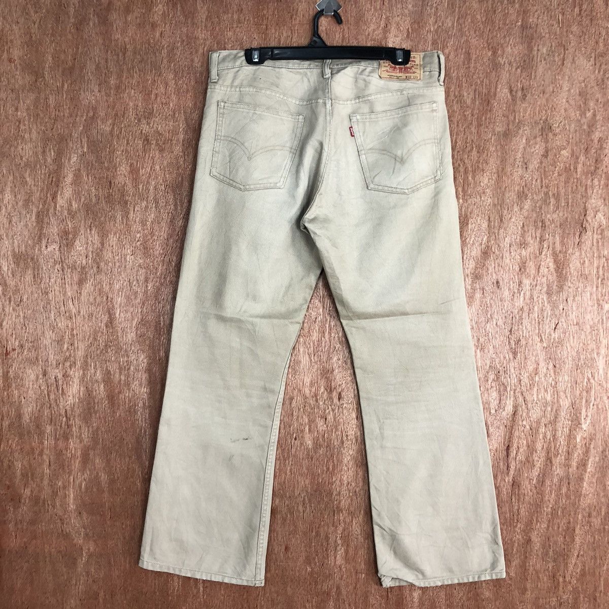 Levi's DLL Levis Strauss distressed Brown Straight Pants #c712 Size US 32 / EU 48 - 9 Thumbnail