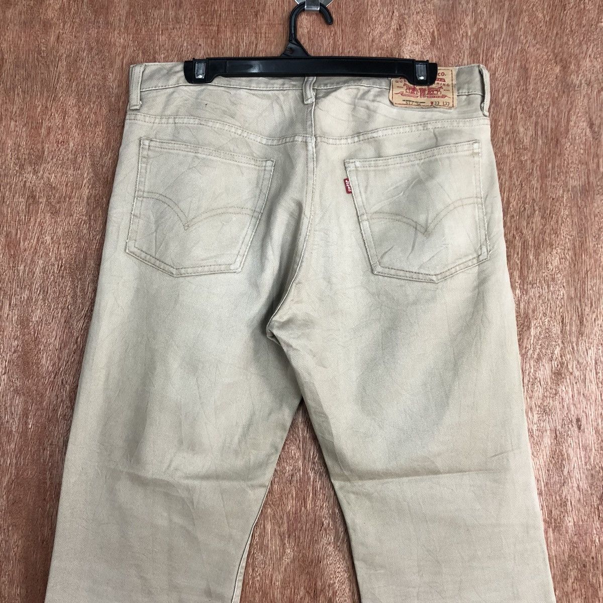 Levi's DLL Levis Strauss distressed Brown Straight Pants #c712 Size US 32 / EU 48 - 10 Thumbnail