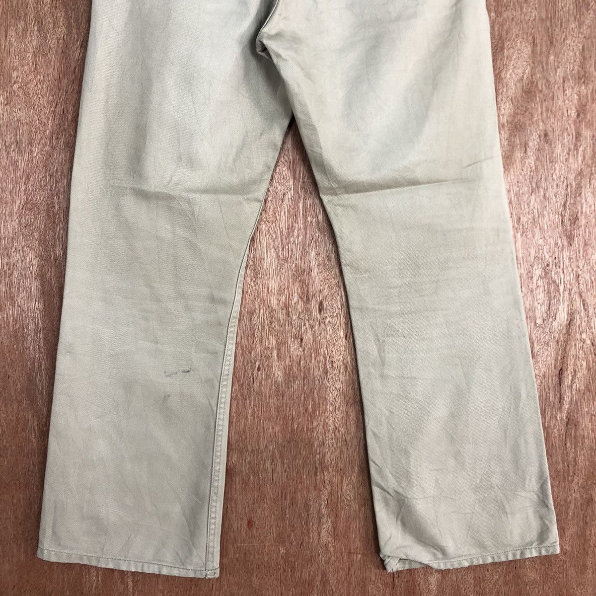 Levi's DLL Levis Strauss distressed Brown Straight Pants #c712 Size US 32 / EU 48 - 11 Thumbnail