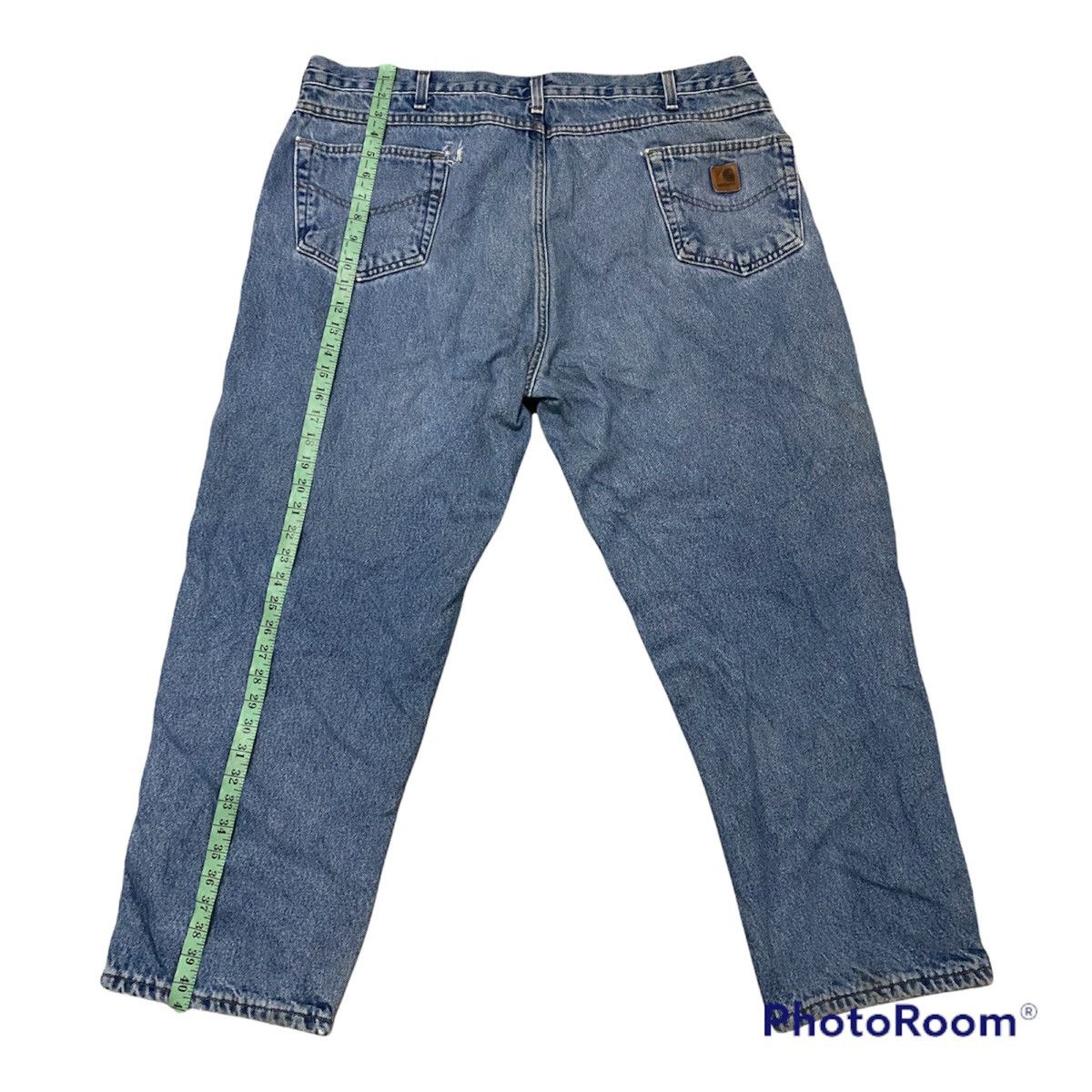 Carhartt × Vintage Offer‼️Vintage Carhartt Distress Denim Jeans Size US 40 / EU 56 - 13 Thumbnail
