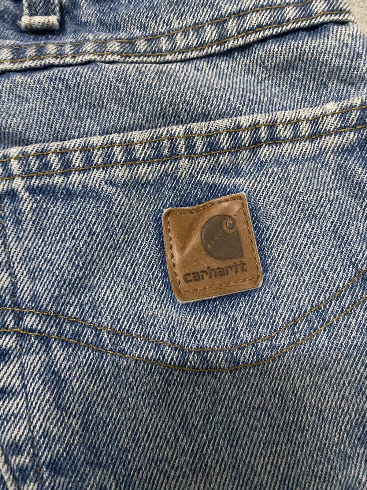 Carhartt × Vintage Offer‼️Vintage Carhartt Distress Denim Jeans Size US 40 / EU 56 - 7 Thumbnail