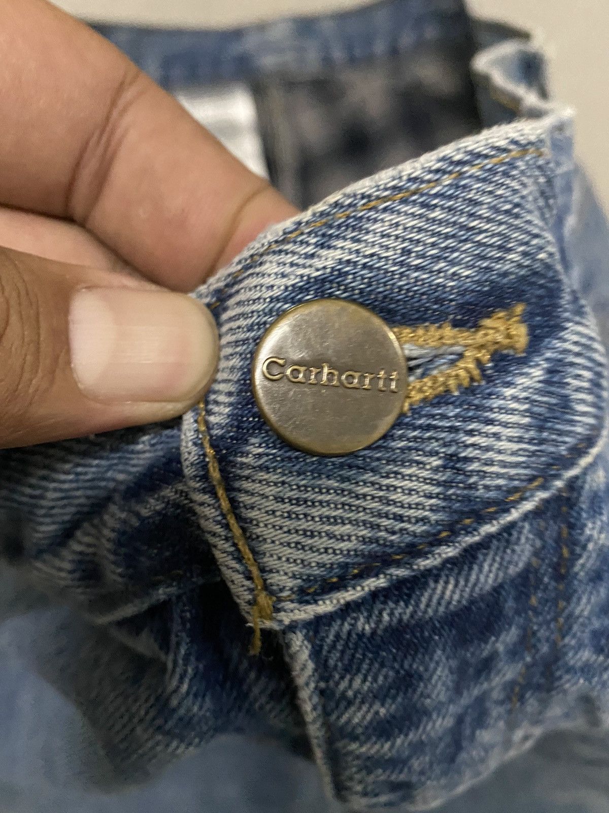 Carhartt × Vintage Offer‼️Vintage Carhartt Distress Denim Jeans Size US 40 / EU 56 - 4 Thumbnail