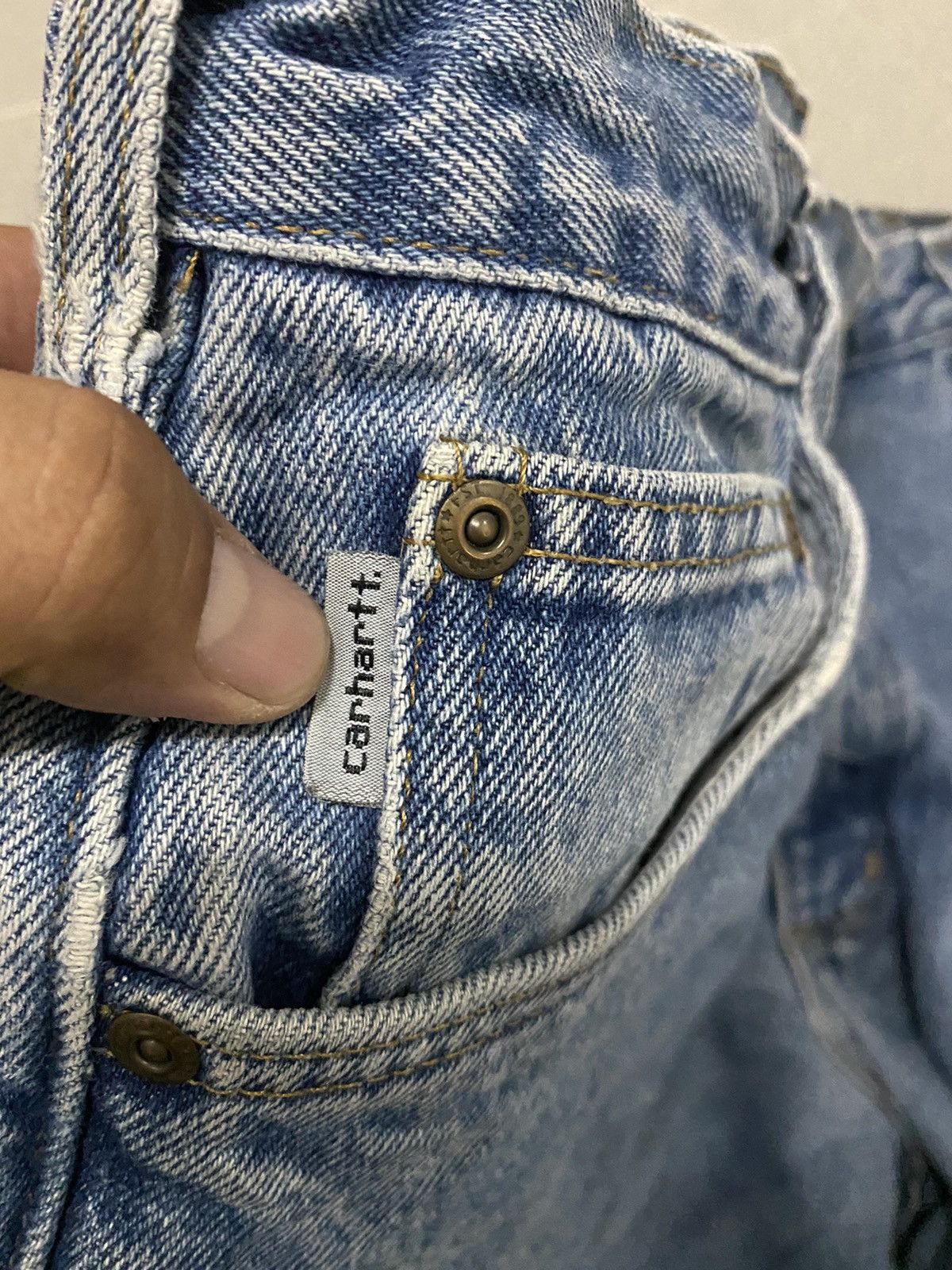 Carhartt × Vintage Offer‼️Vintage Carhartt Distress Denim Jeans Size US 40 / EU 56 - 6 Thumbnail