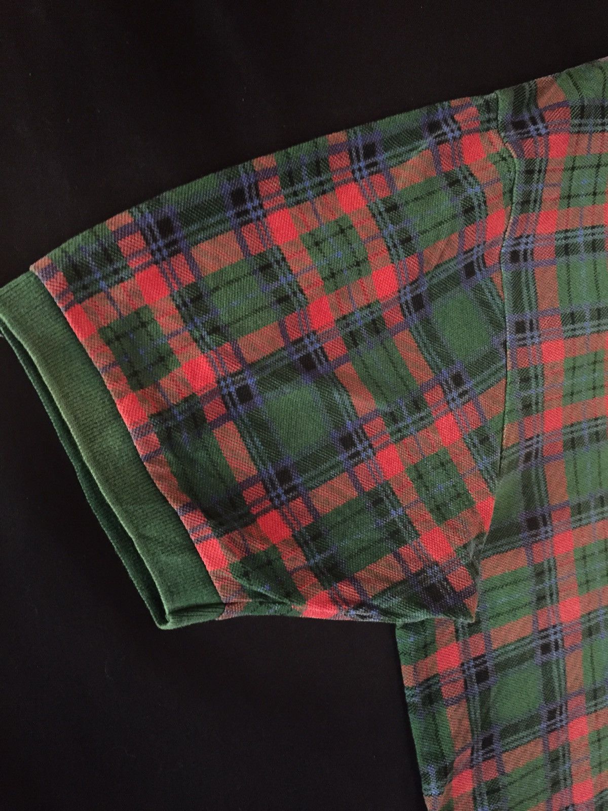 Polo Ralph Lauren × Vintage Vintage Polo Ralph Lauren Tartan Design Polo T Shirt Size US XL / EU 56 / 4 - 8 Thumbnail