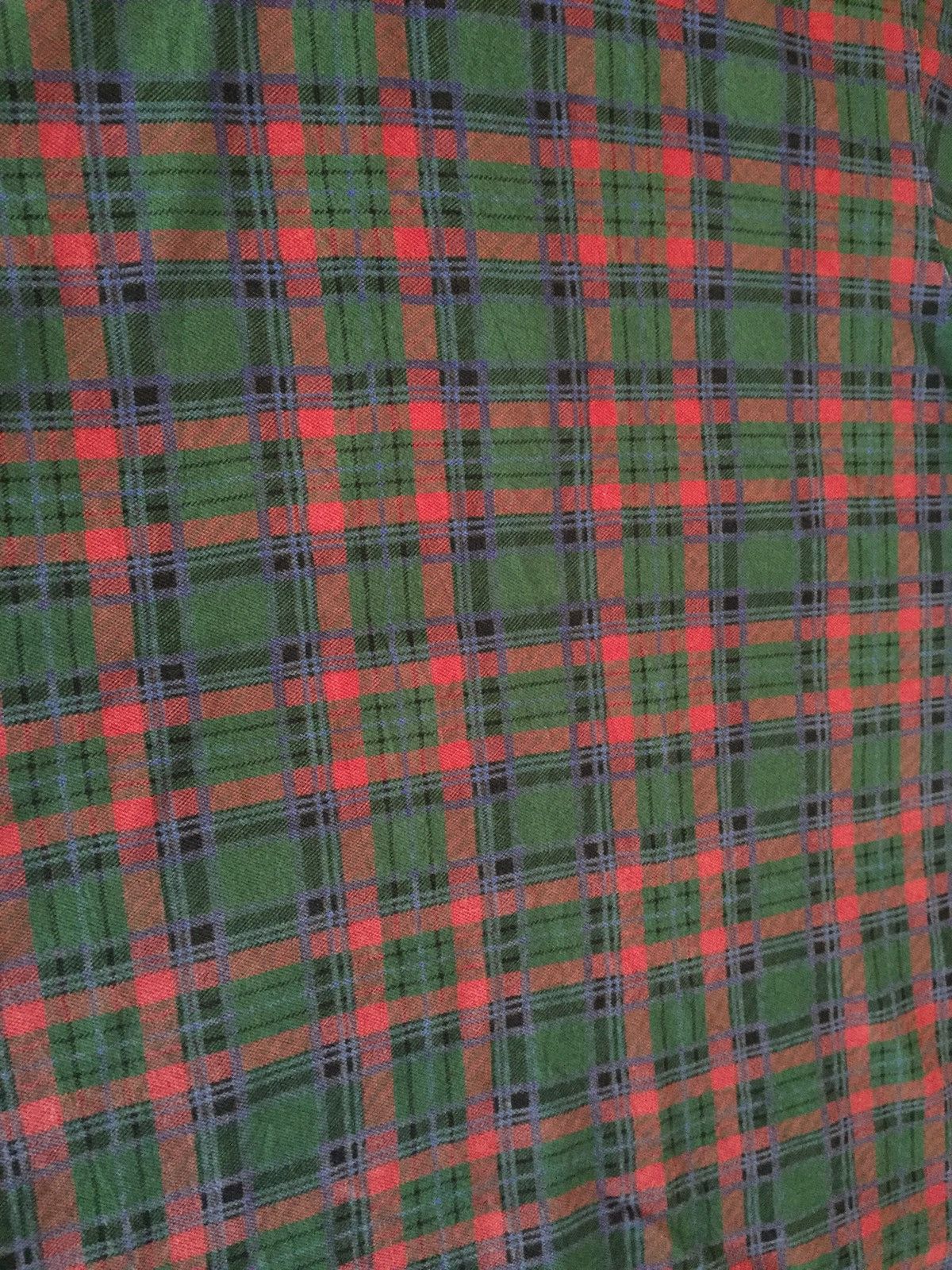 Polo Ralph Lauren × Vintage Vintage Polo Ralph Lauren Tartan Design Polo T Shirt Size US XL / EU 56 / 4 - 10 Thumbnail