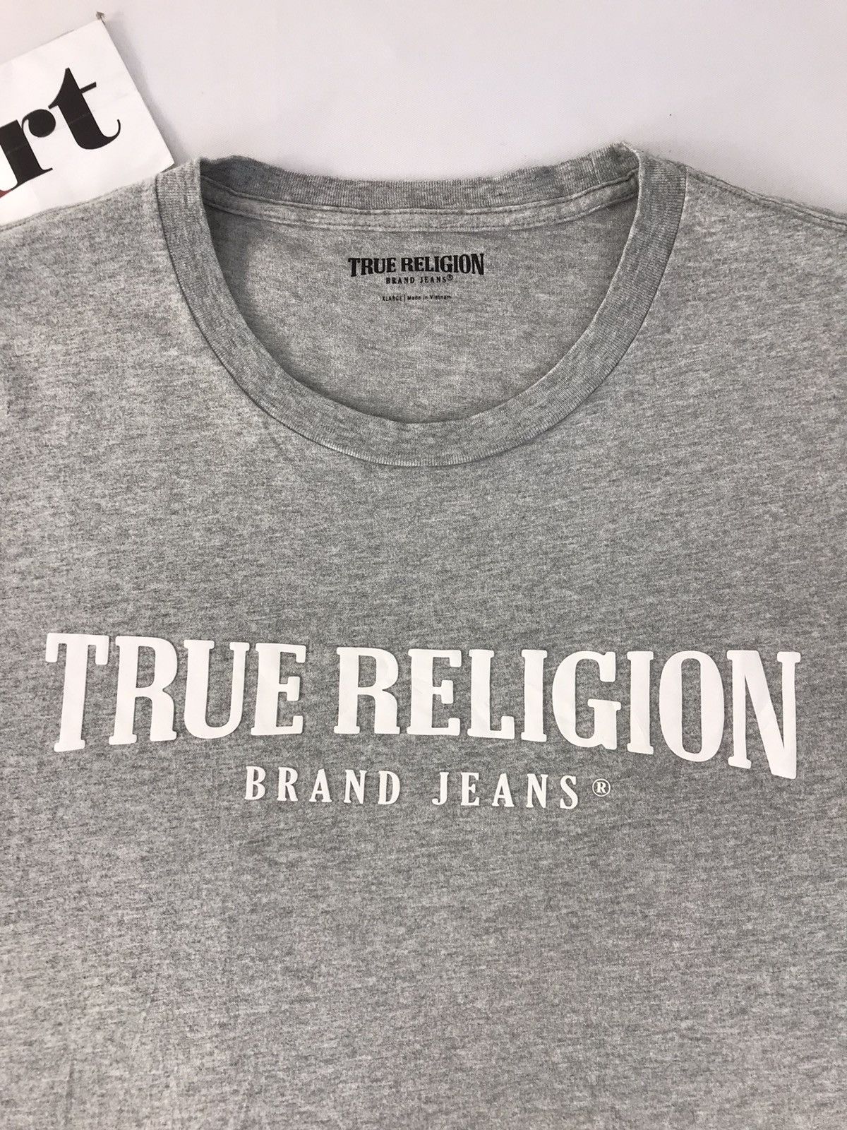 True Religion Vintage True Religion Brand Big Logo Tee Size US M / EU 48-50 / 2 - 4 Thumbnail