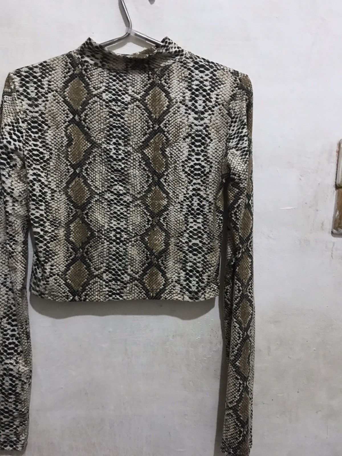 Beauty Beast × Hysteric Glamour × Seditionaries 2000s japanesebrand Snake Skin Crop top L/S Size M / US 6-8 / IT 42-44 - 7 Thumbnail