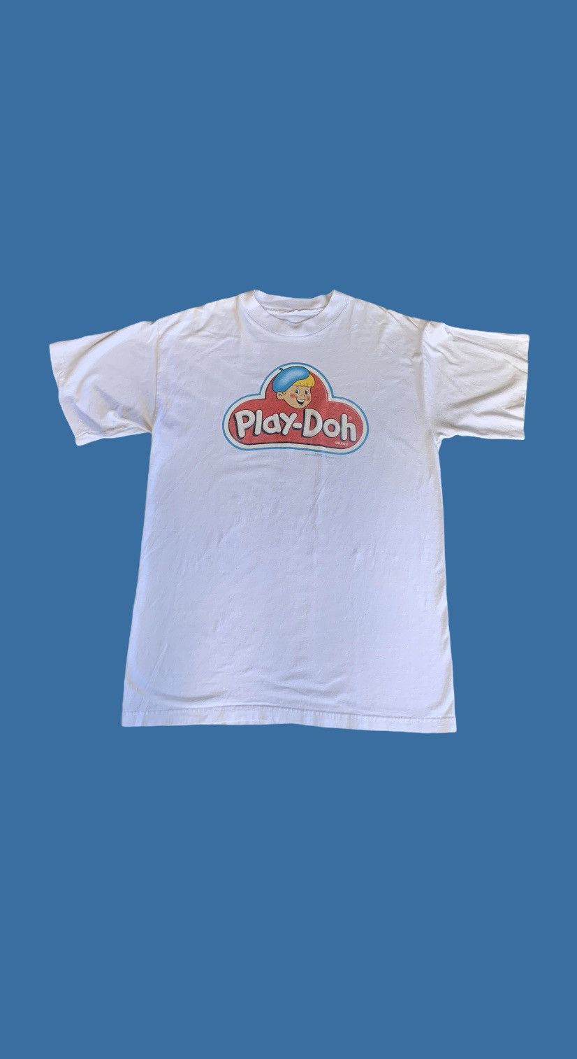 Cartoon Network × Vintage Vintage 90s Playdoh Promo Stanley Desantis White Shirt Size US M / EU 48-50 / 2 - 1 Thumbnail