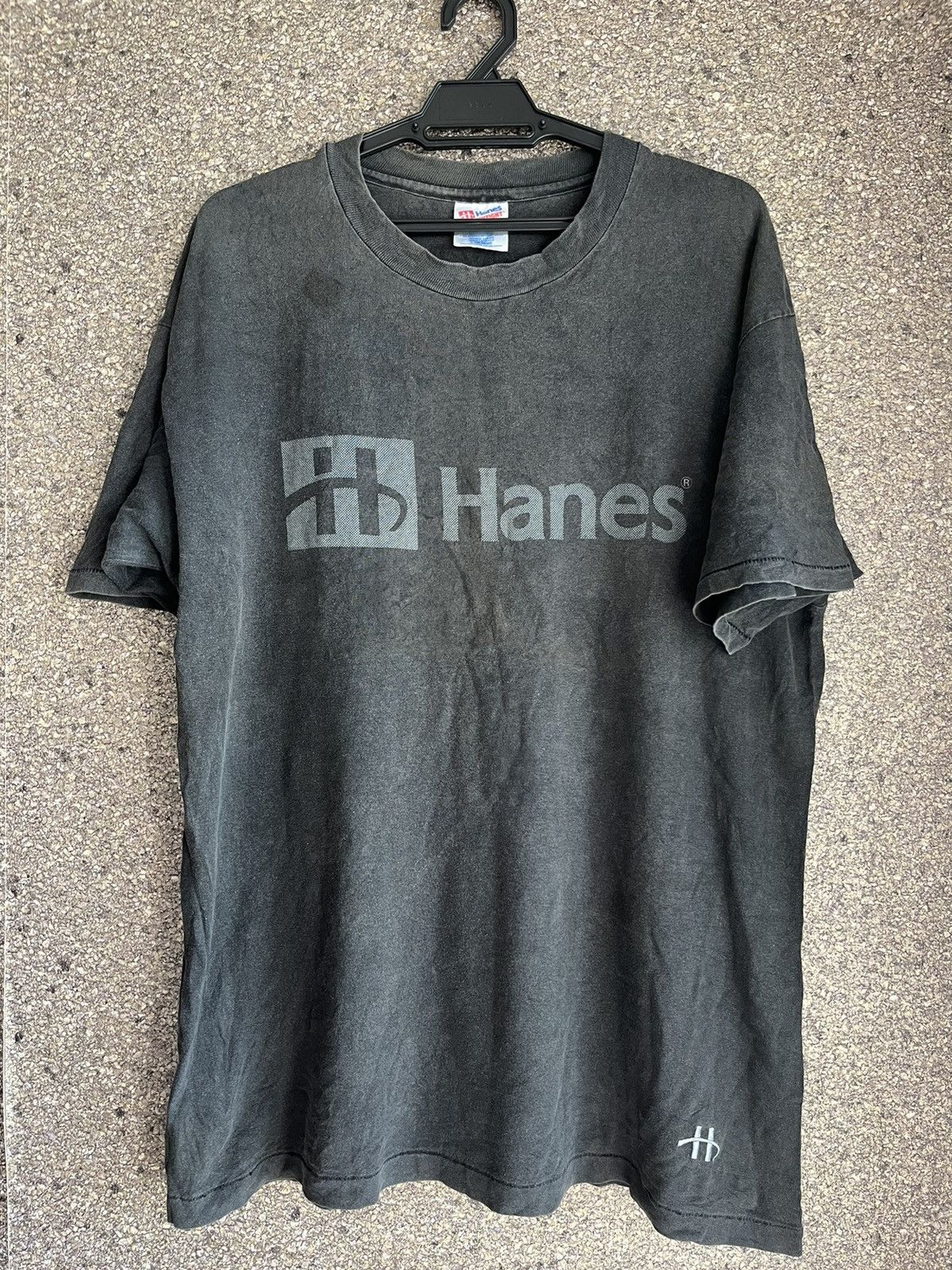 image of Made In USA x Vintage Hanes Ft56 in Black, Men's (Size Large)