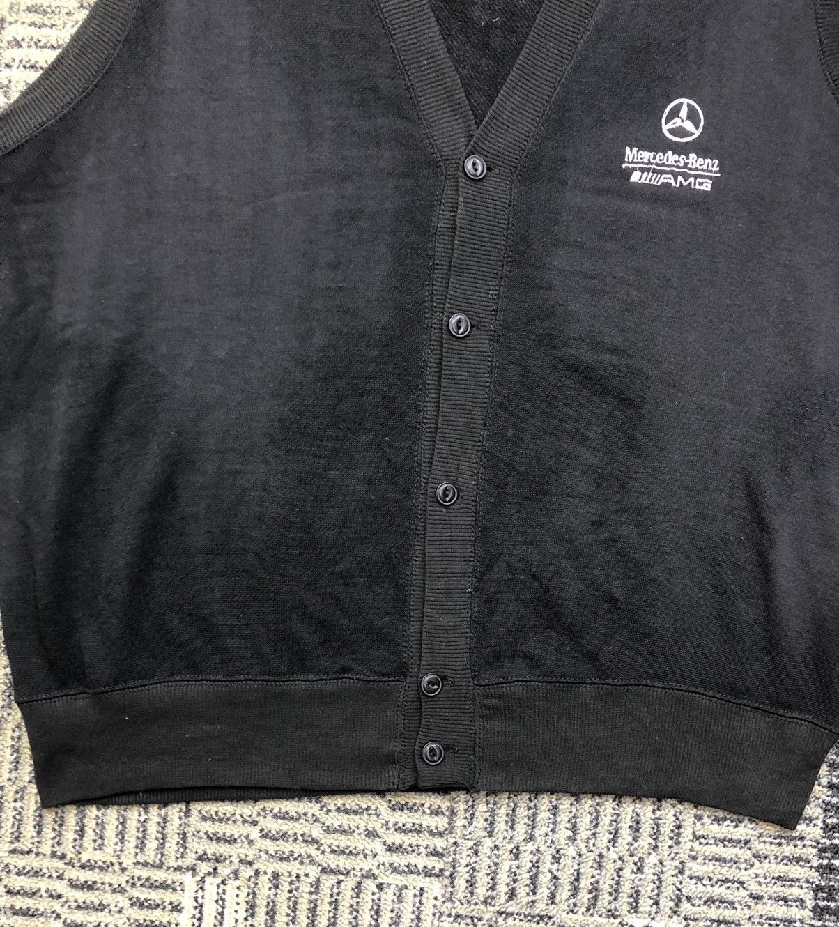 Mercedes-Benz Vintage Mercedes-Benz AMG Sleeveless Cardigan Size US XL / EU 56 / 4 - 8 Thumbnail