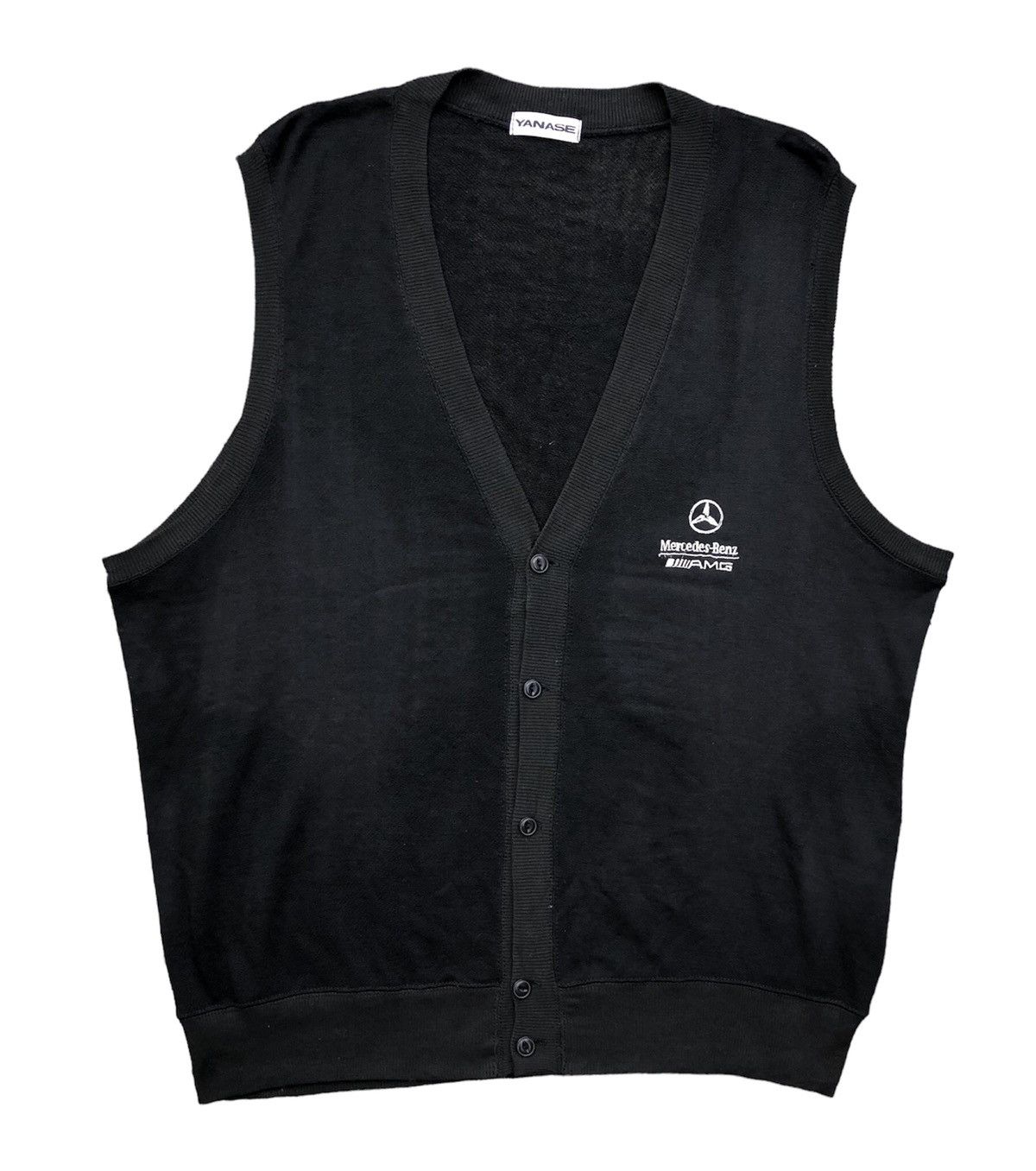 Mercedes-Benz Vintage Mercedes-Benz AMG Sleeveless Cardigan Size US XL / EU 56 / 4 - 1 Thumbnail