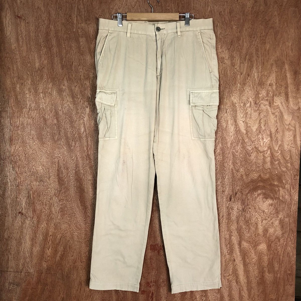 Japanese Brand DL Uniqlo Brown Multipocket Cargo Pants #c711 Size US 34 / EU 50 - 1 Thumbnail