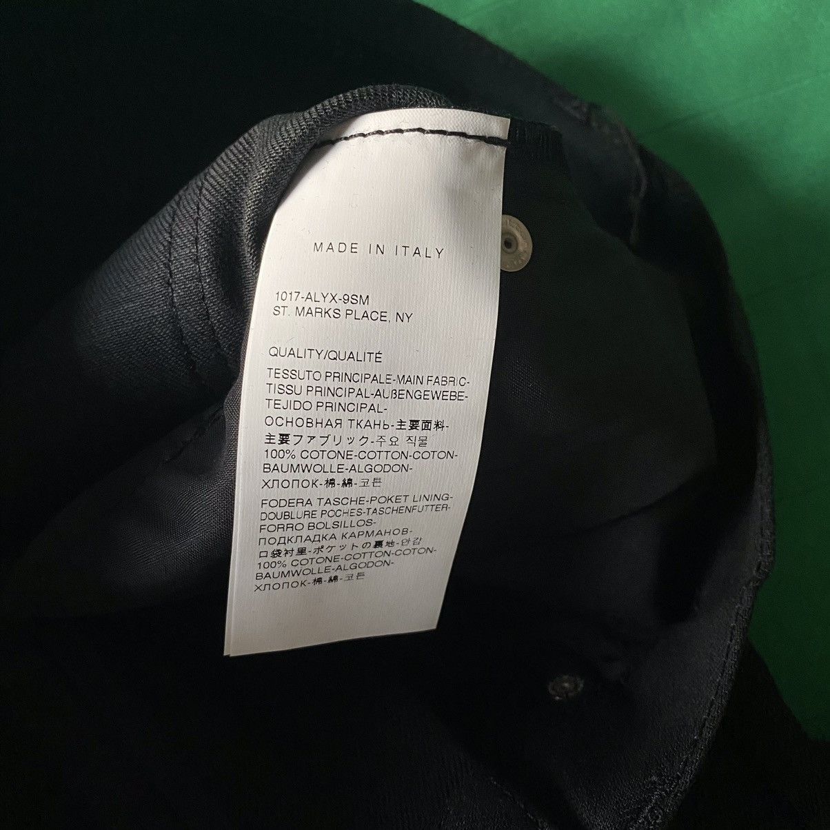 1017 ALYX 9SM × Alyx × MMW 1017 ALYX 9SM Convertible Harlequin Jeans SS19 Size 28" / US 6 / IT 42 - 11 Thumbnail