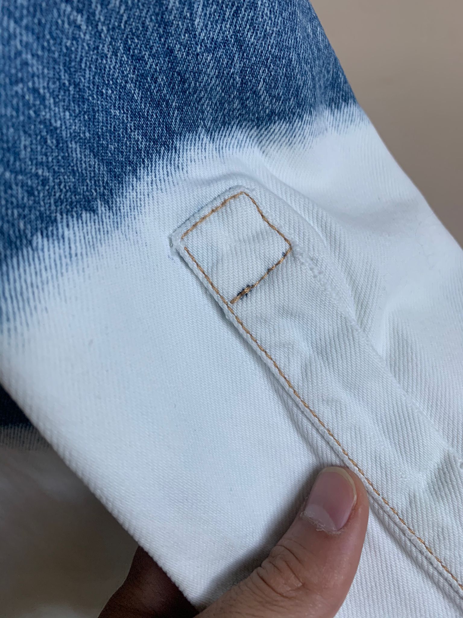 Givenchy Heavy Logo Button Up in Indigo White Degrade Size US M / EU 48-50 / 2 - 7 Thumbnail