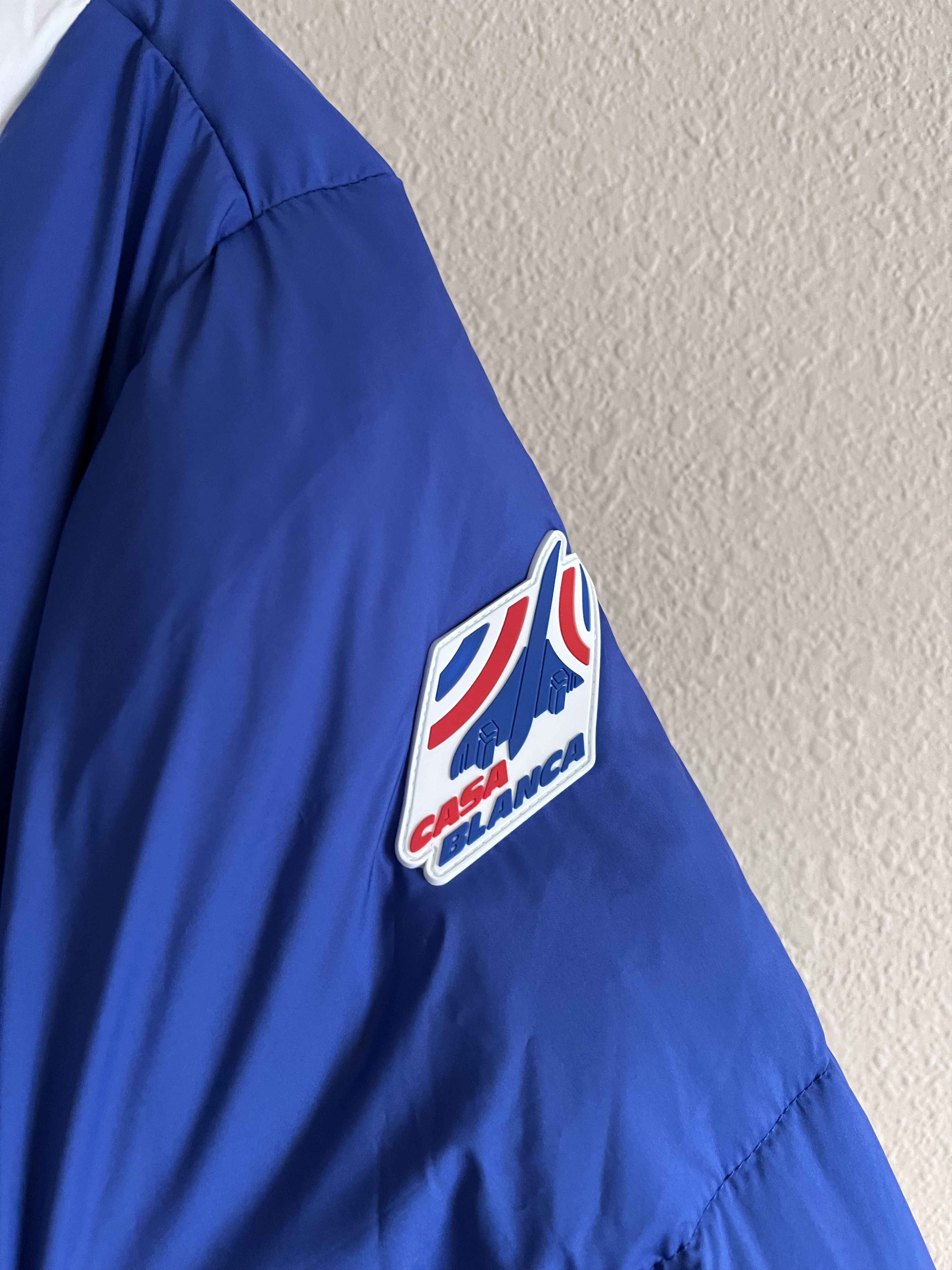 Casablanca Casablanca Curve Panel Puffer Jacket in Red White Blue Size US L / EU 52-54 / 3 - 10 Thumbnail